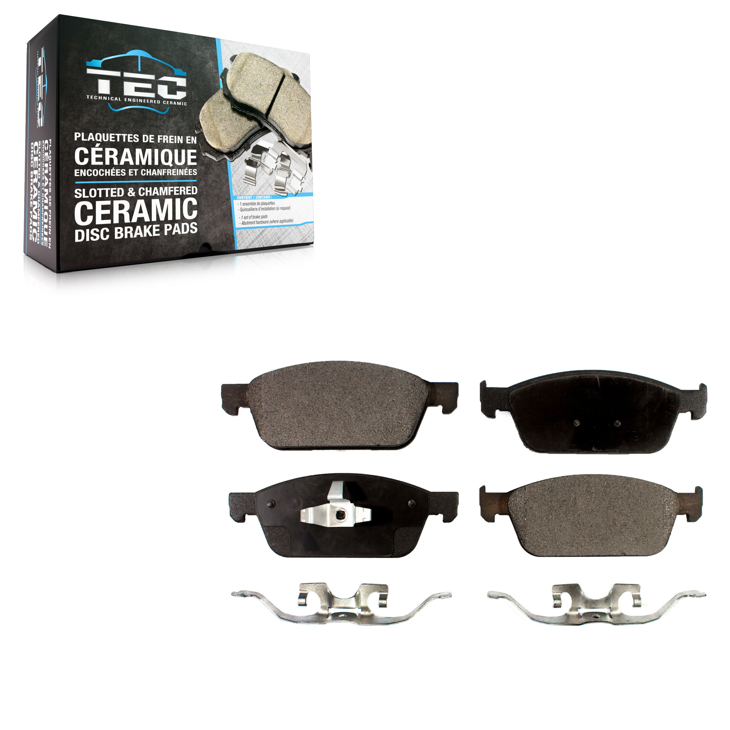 TEC - TEC-1668 - Front Disc Brake Pad
