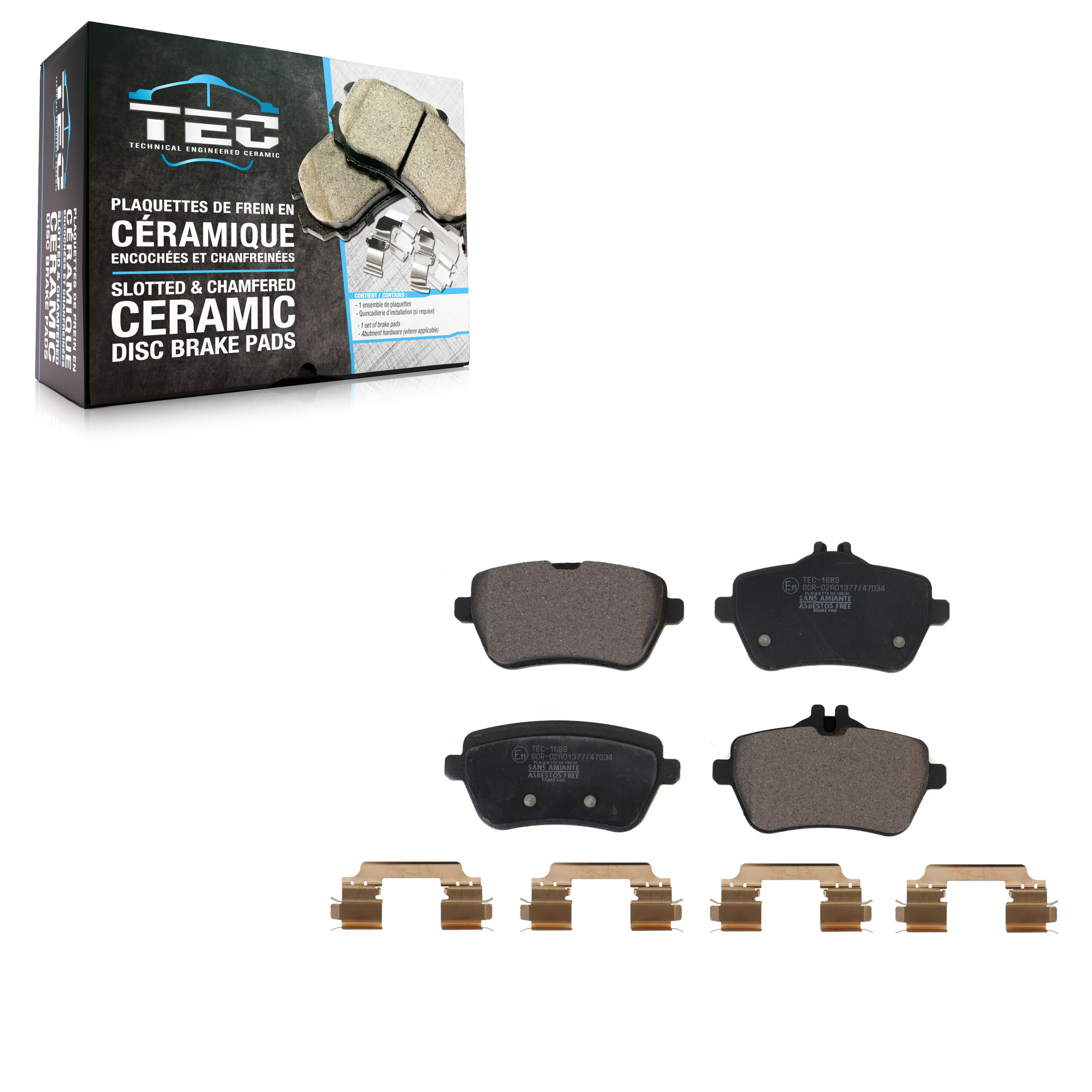 TEC - TEC-1689 - Rear Disc Brake Pad
