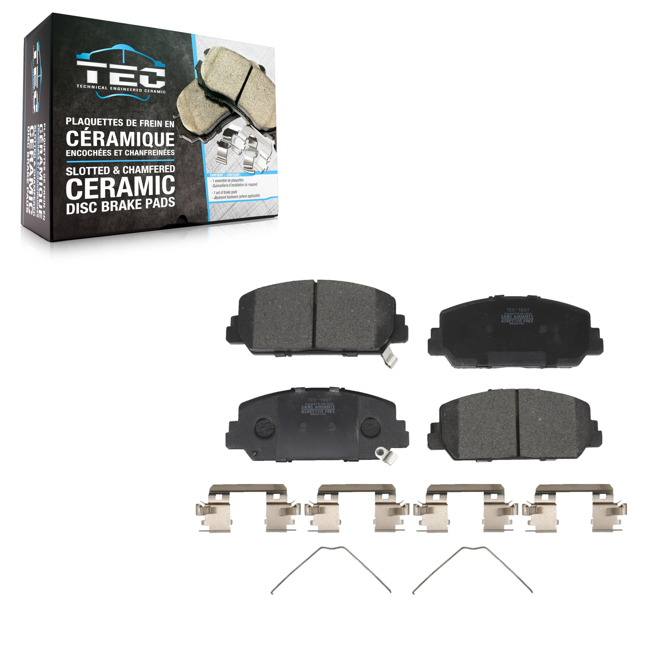 TEC - TEC-1697 - Front Disc Brake Pad