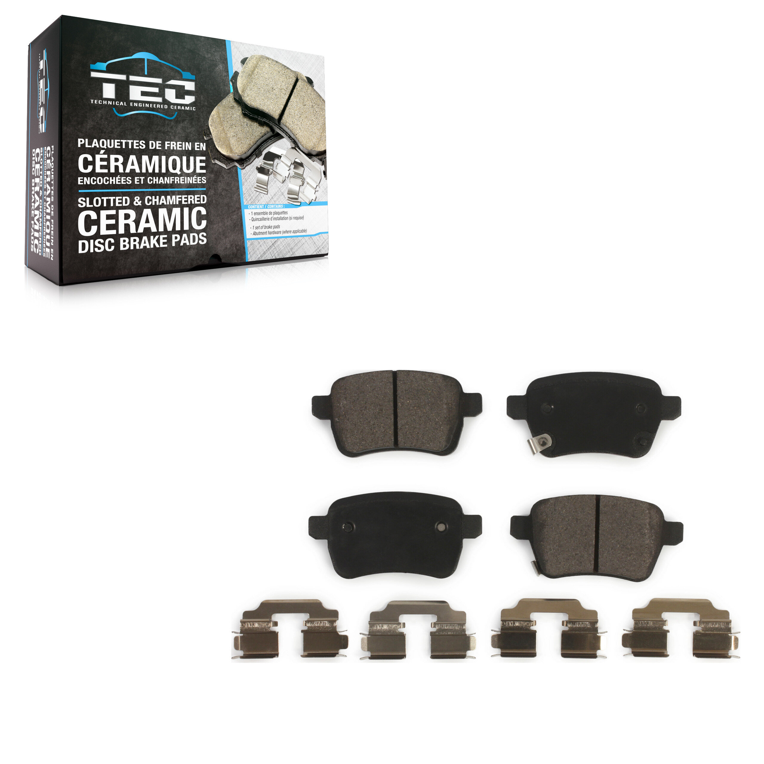 TEC - TEC-1722 - Rear Disc Brake Pad