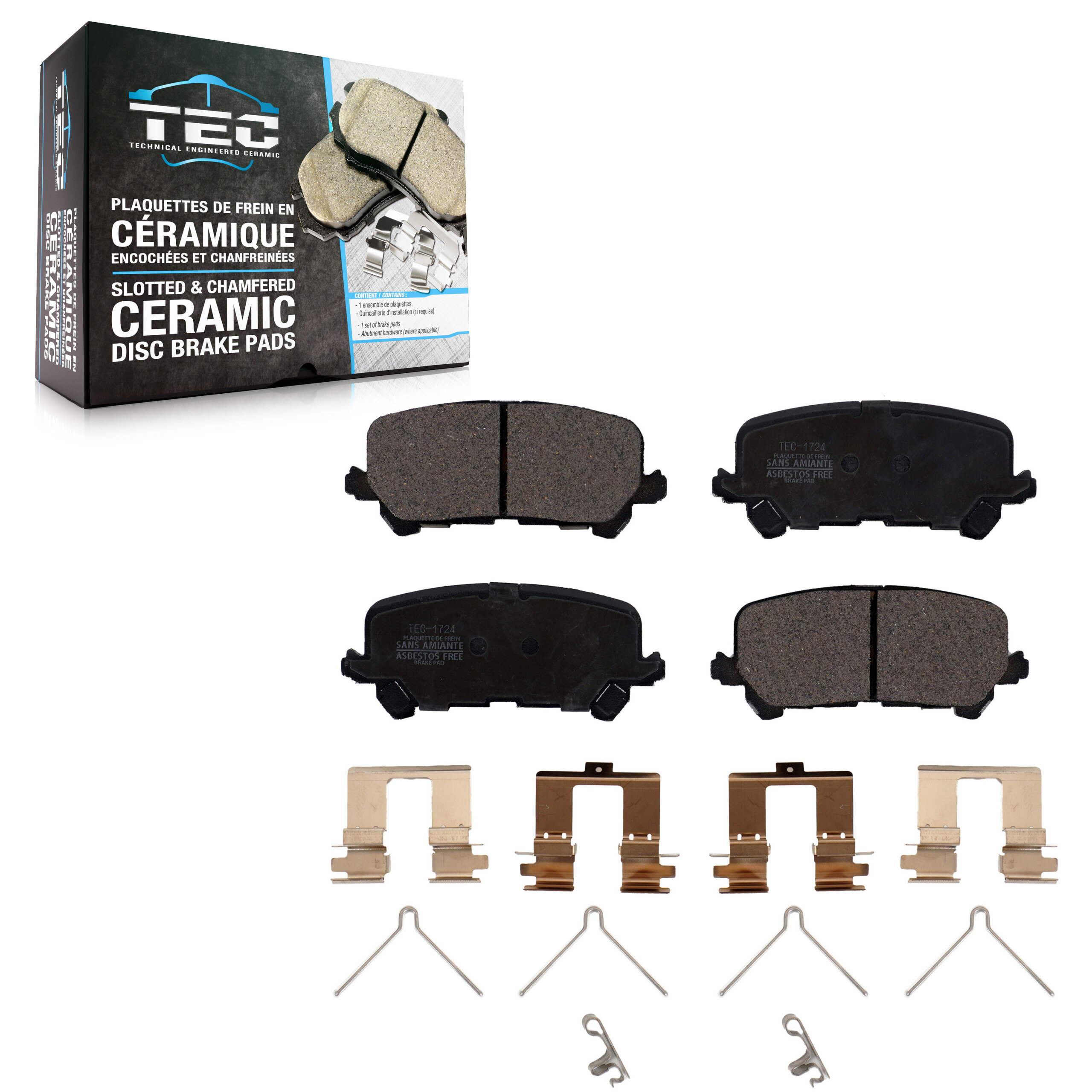 TEC - TEC-1724 - Rear Disc Brake Pad