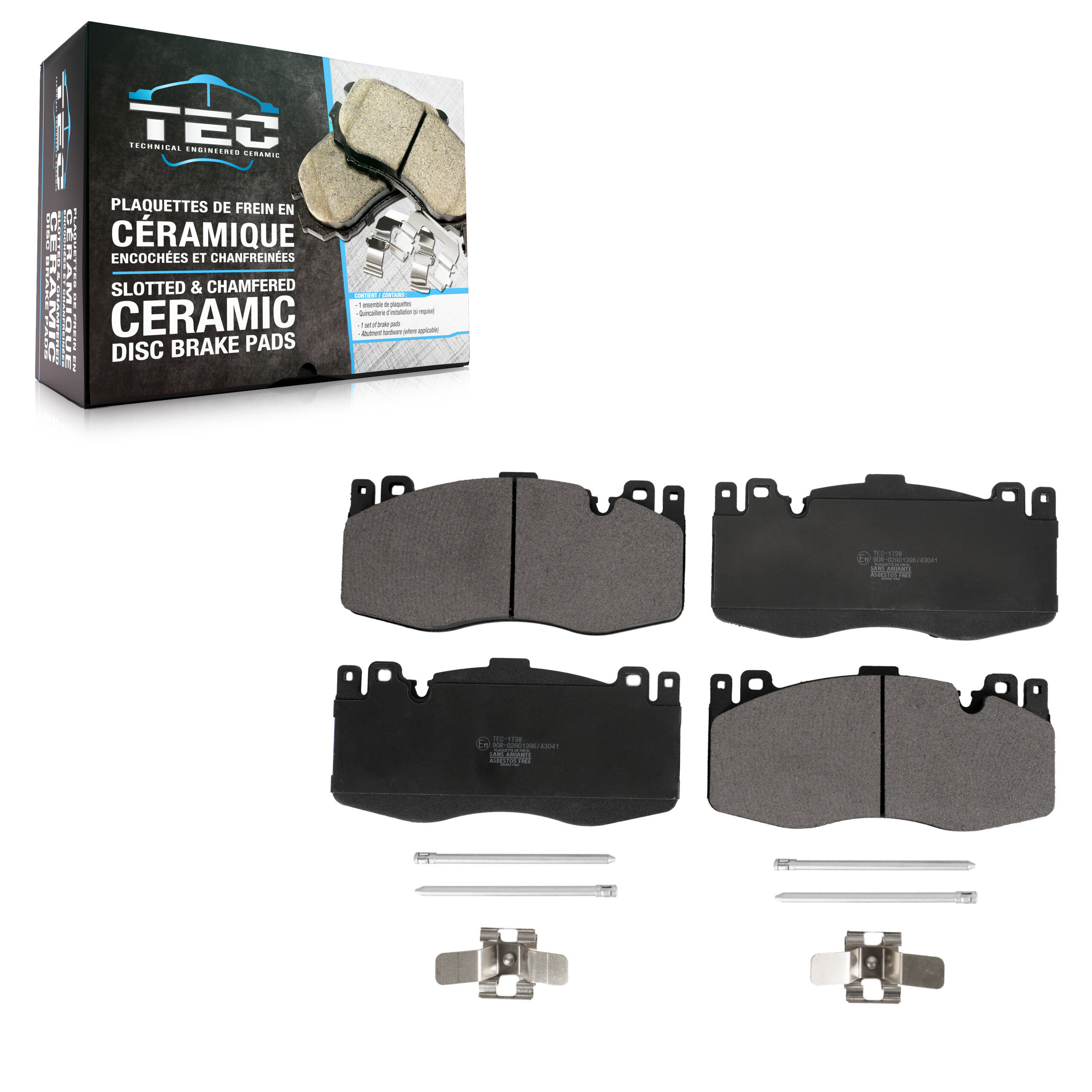TEC - TEC-1738 - Front Disc Brake Pad