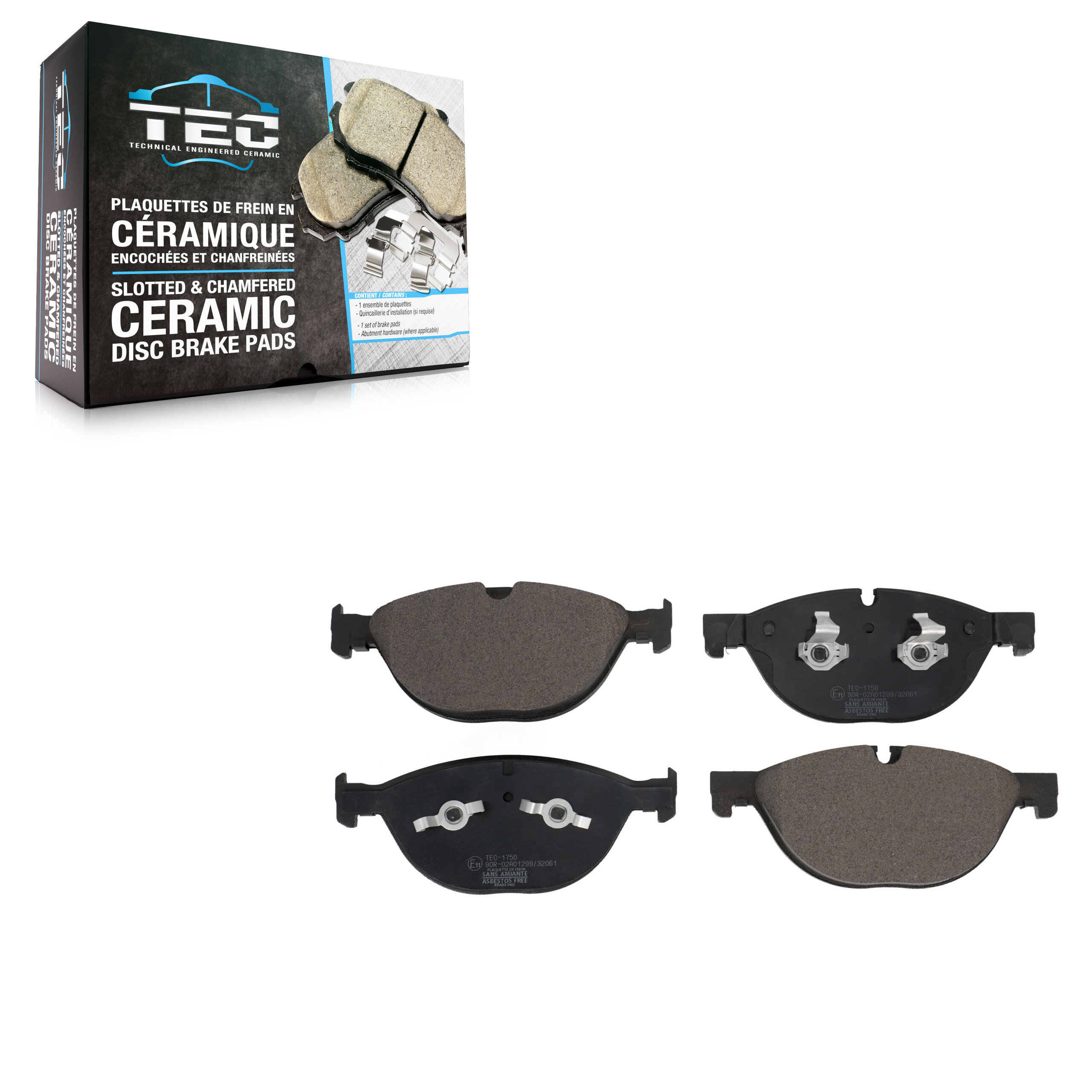 TEC - TEC-1750 - Front Disc Brake Pad
