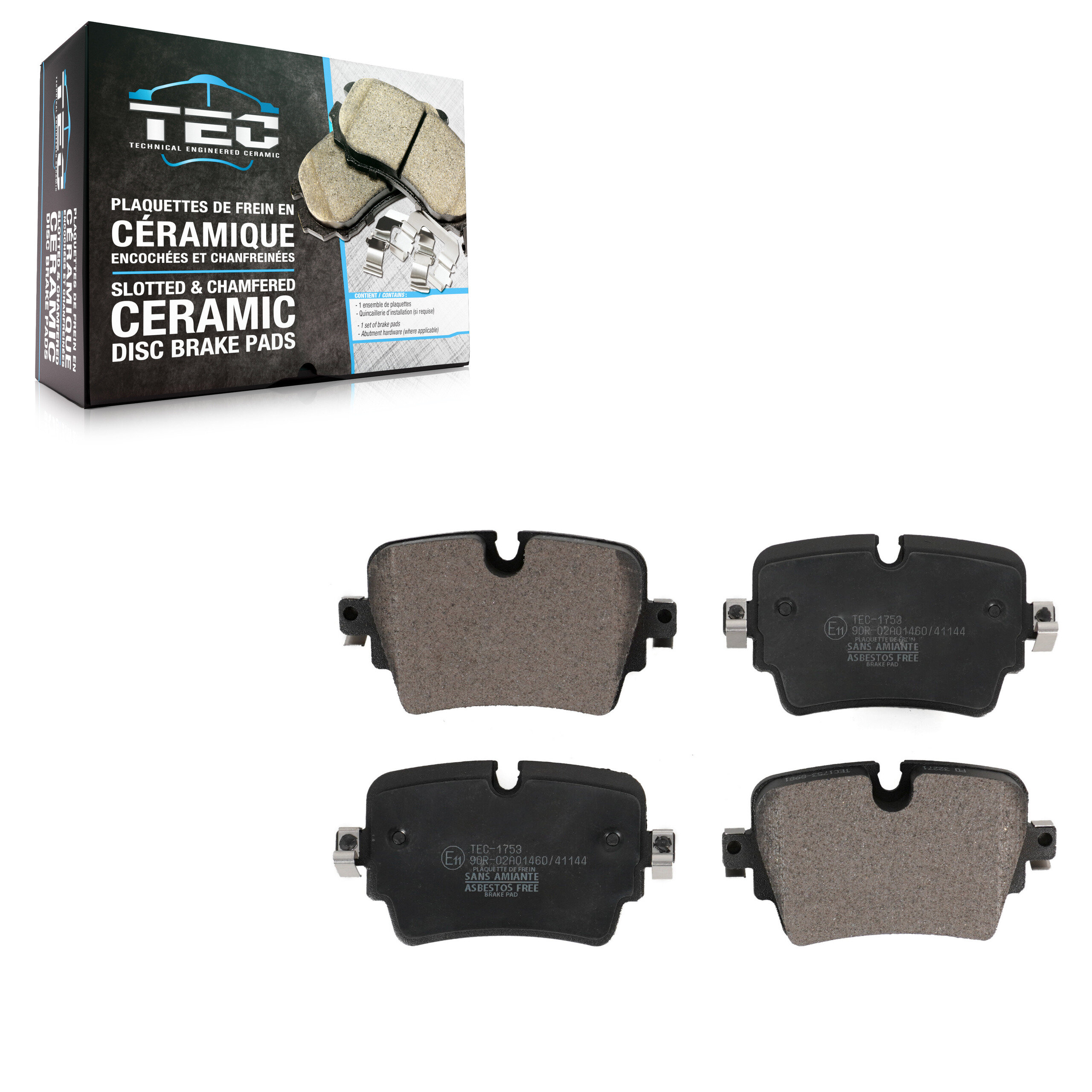 TEC - TEC-1753 - Rear Disc Brake Pad