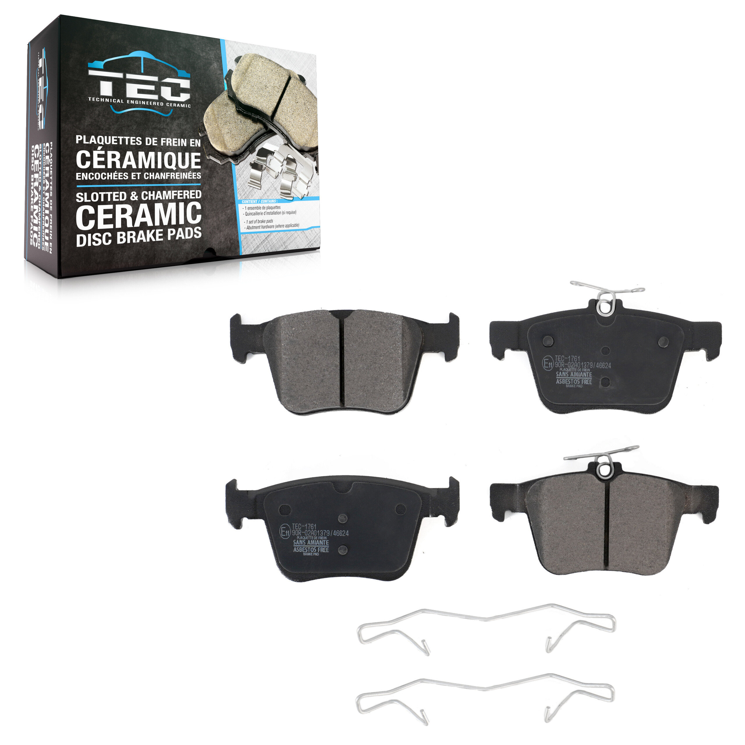 TEC - TEC-1761 - Rear Disc Brake Pad