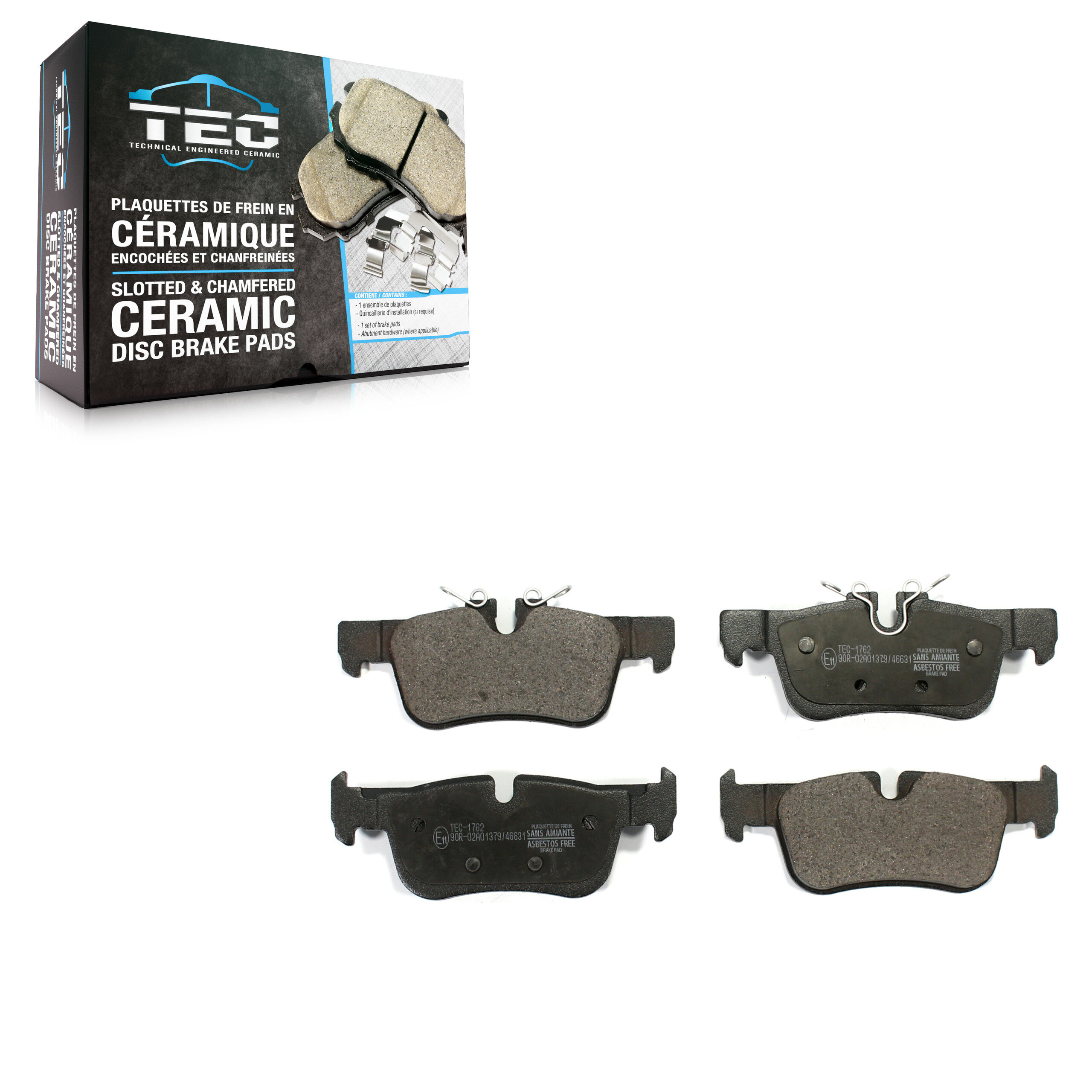 TEC - TEC-1762 - Rear Disc Brake Pad