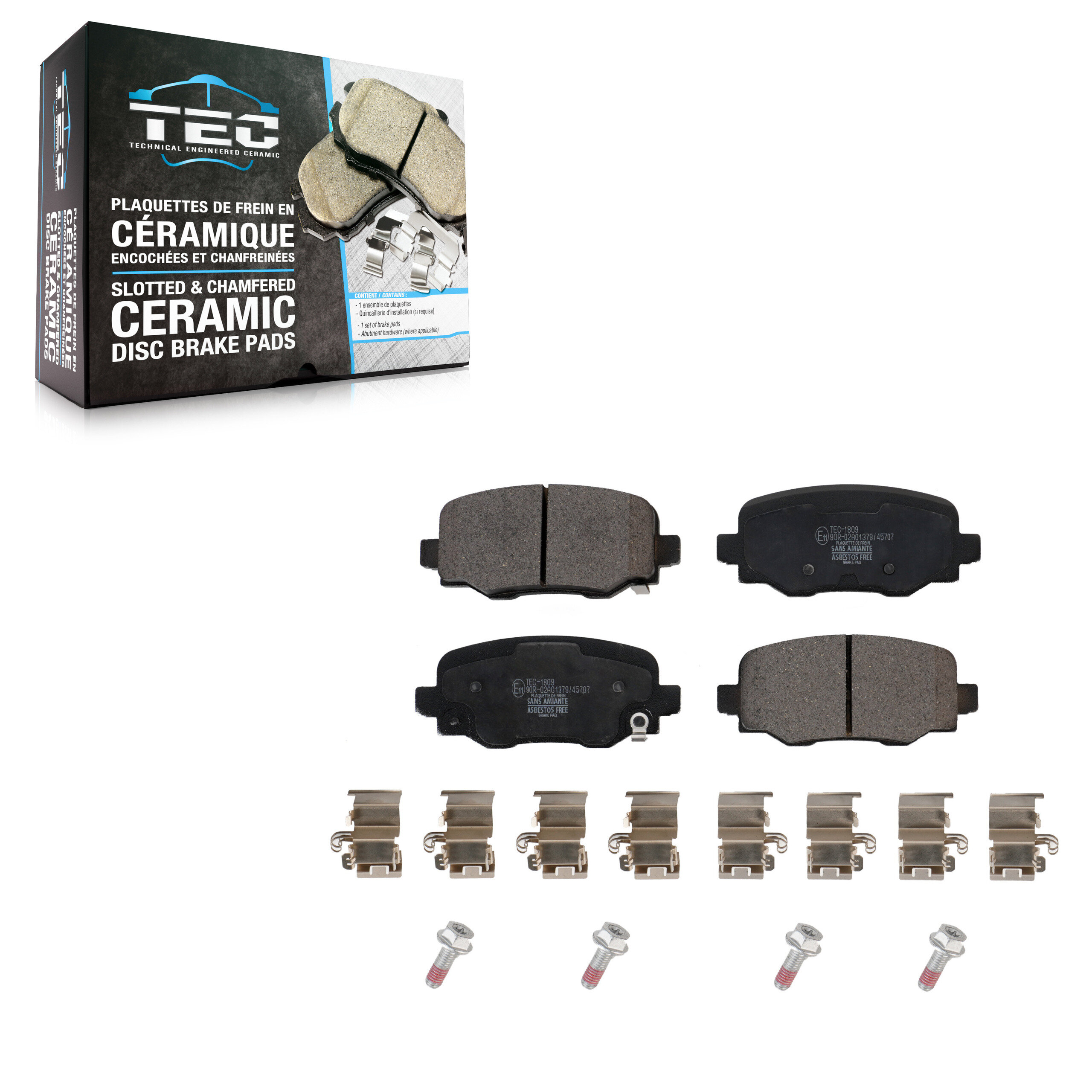 TEC - TEC-1809 - Rear Disc Brake Pad