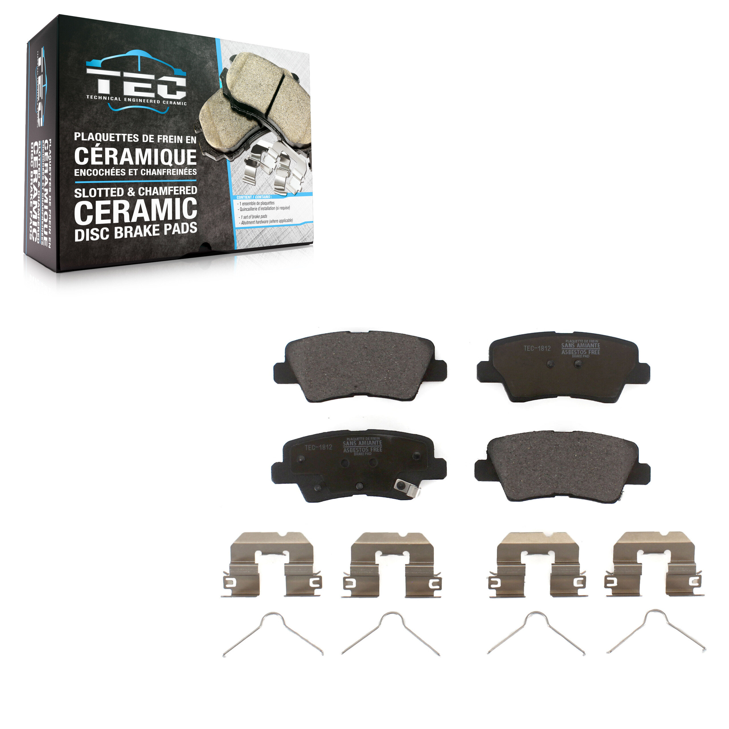 TEC - TEC-1812 - Rear Disc Brake Pad