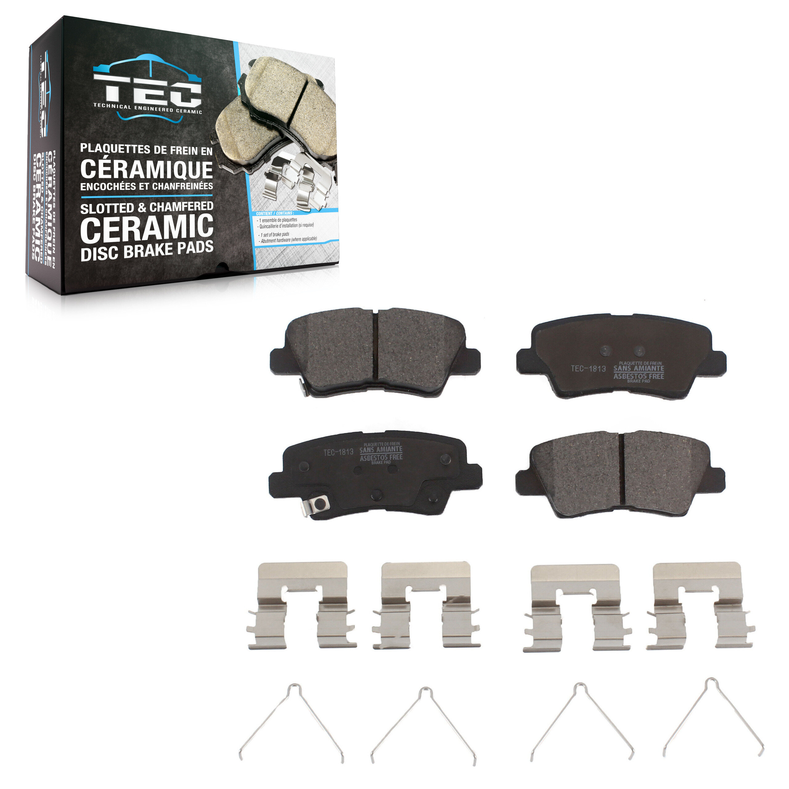 TEC - TEC-1813 - Rear Disc Brake Pad