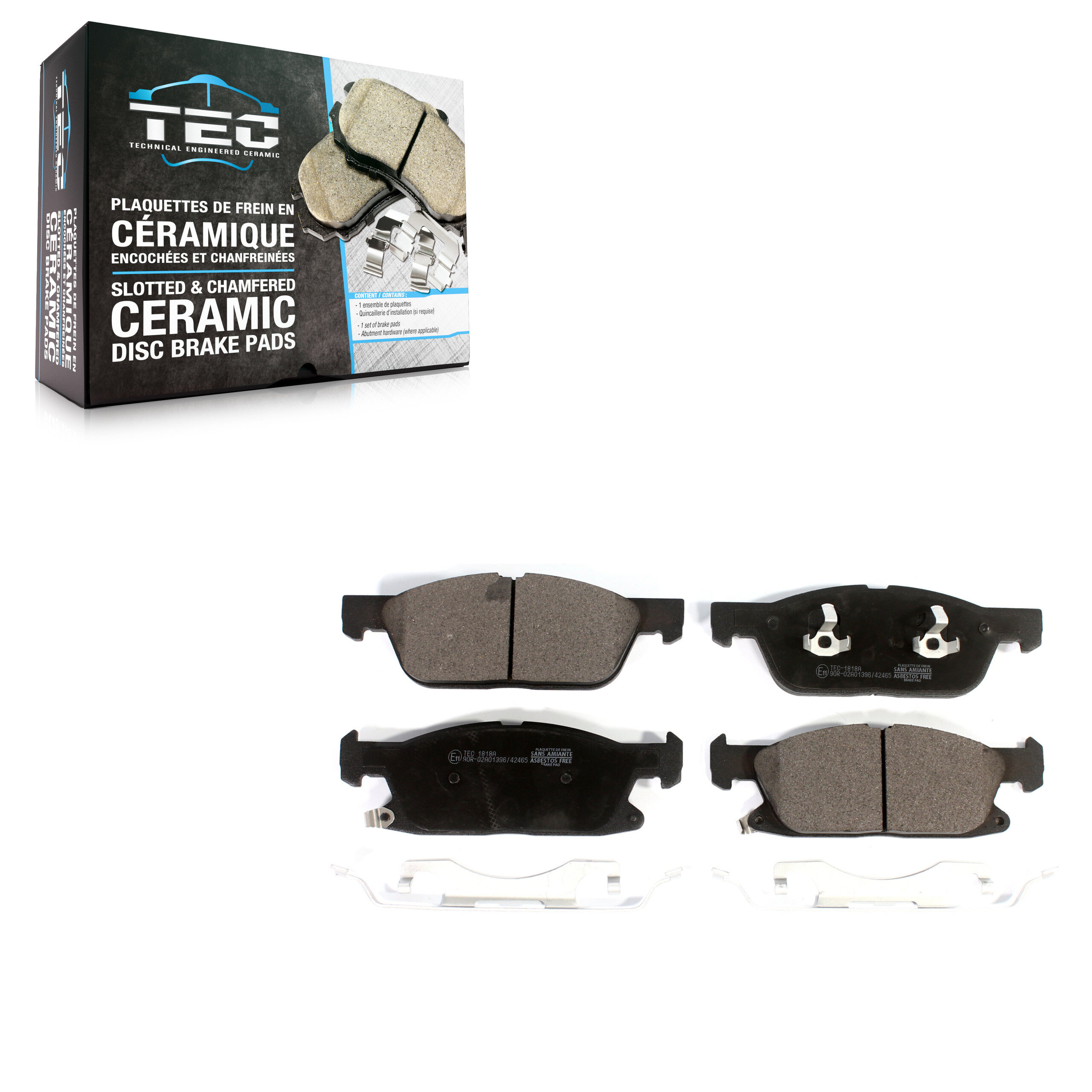 TEC - TEC-1818A - Front Disc Brake Pad