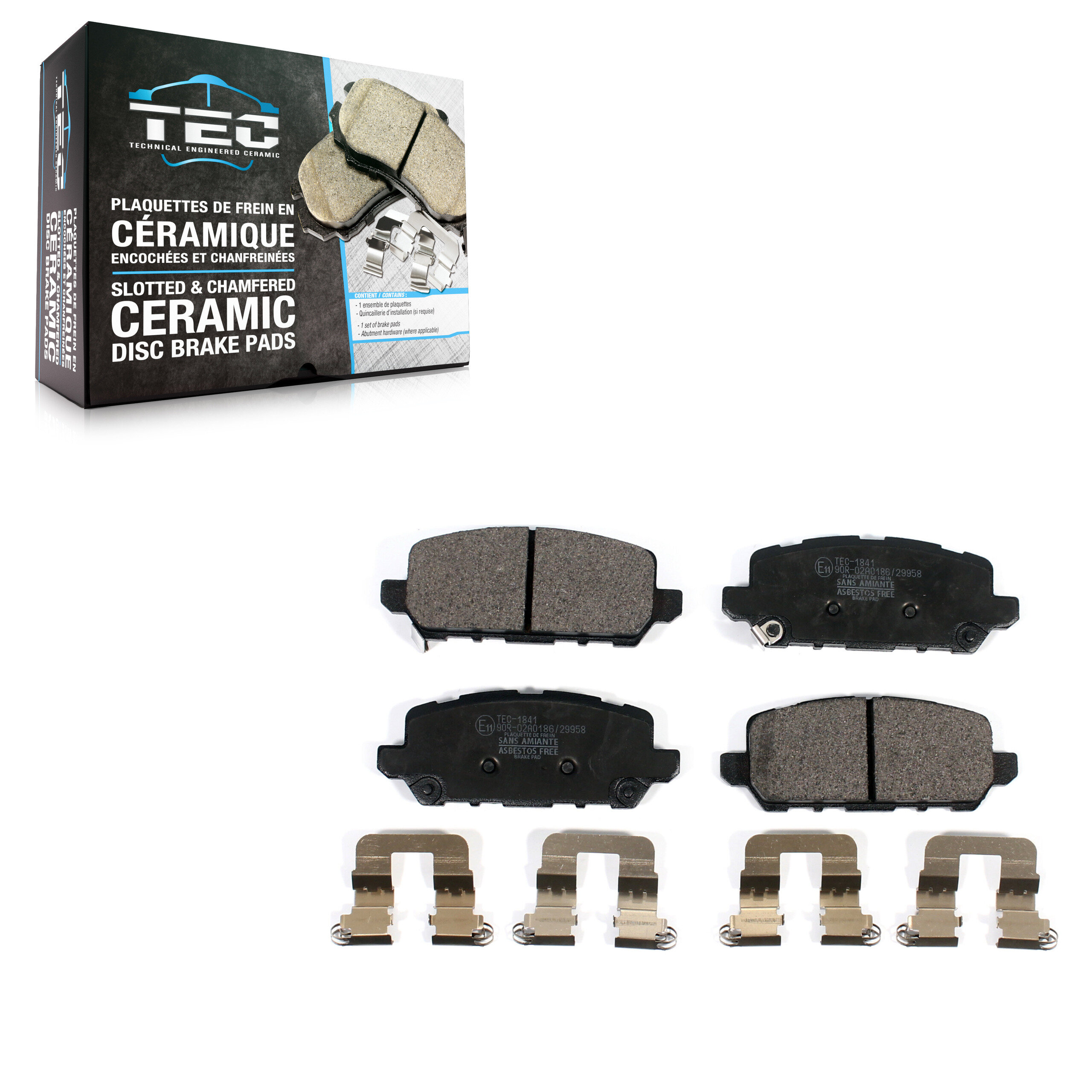 TEC - TEC-1841 - Rear Disc Brake Pad