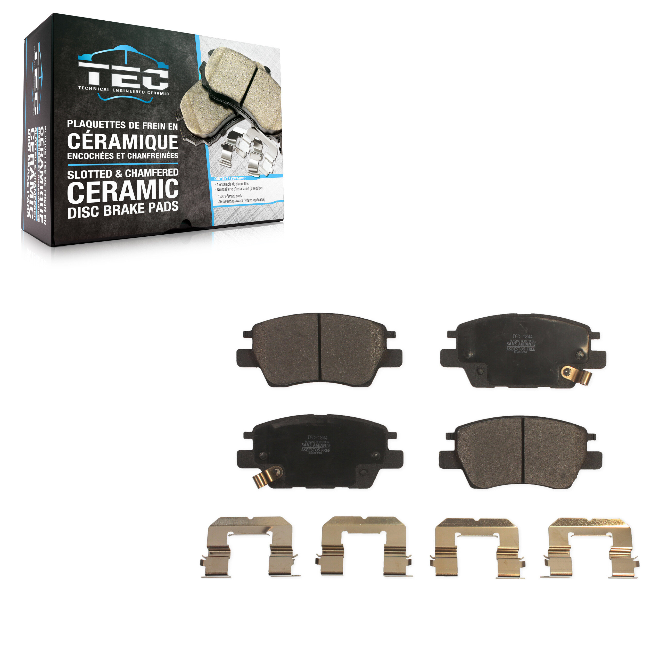 TEC - TEC-1844 - Front Disc Brake Pad