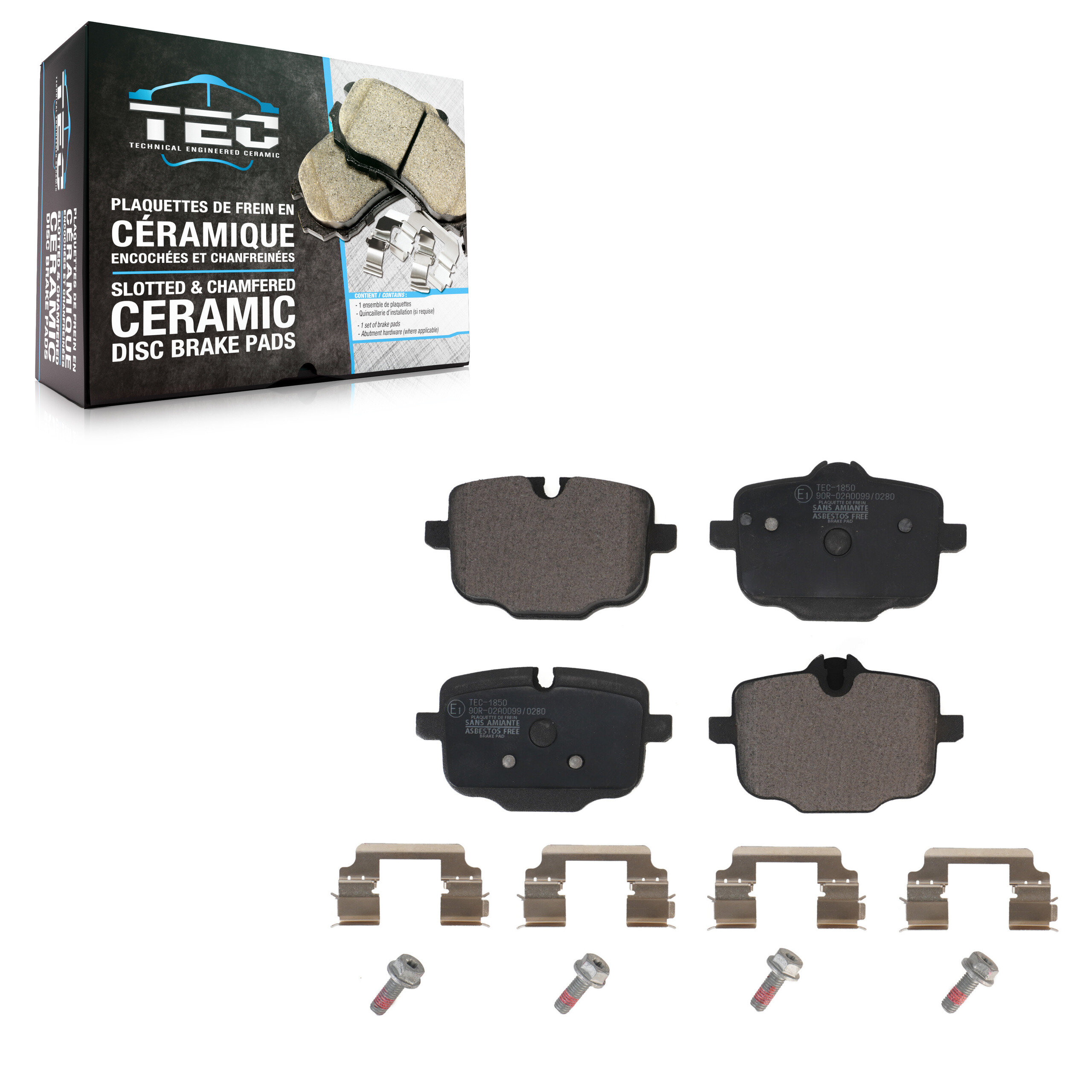 TEC - TEC-1850 - Rear Disc Brake Pad