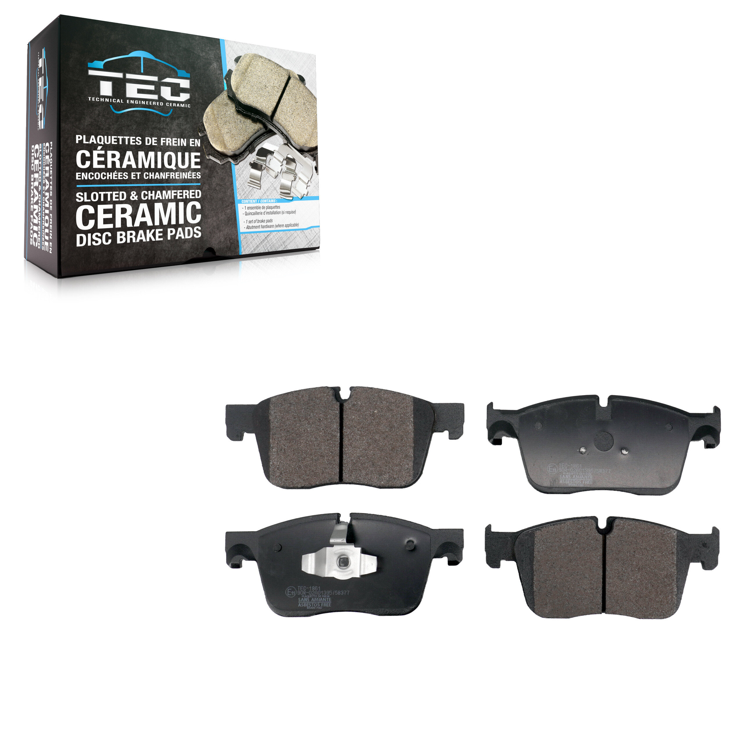 TEC - TEC-1861 - Front Disc Brake Pad