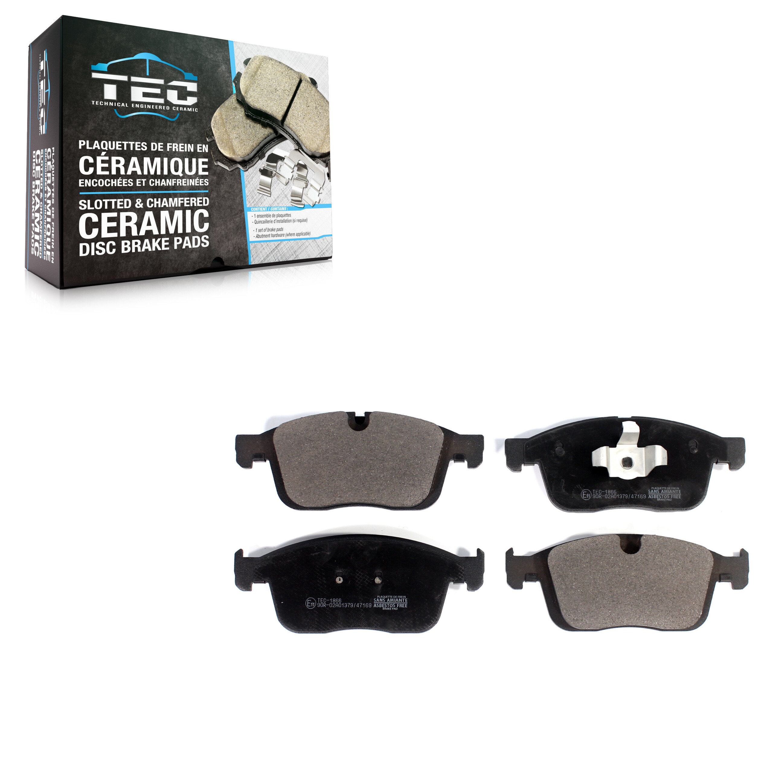 TEC - TEC-1866 - Front Disc Brake Pad