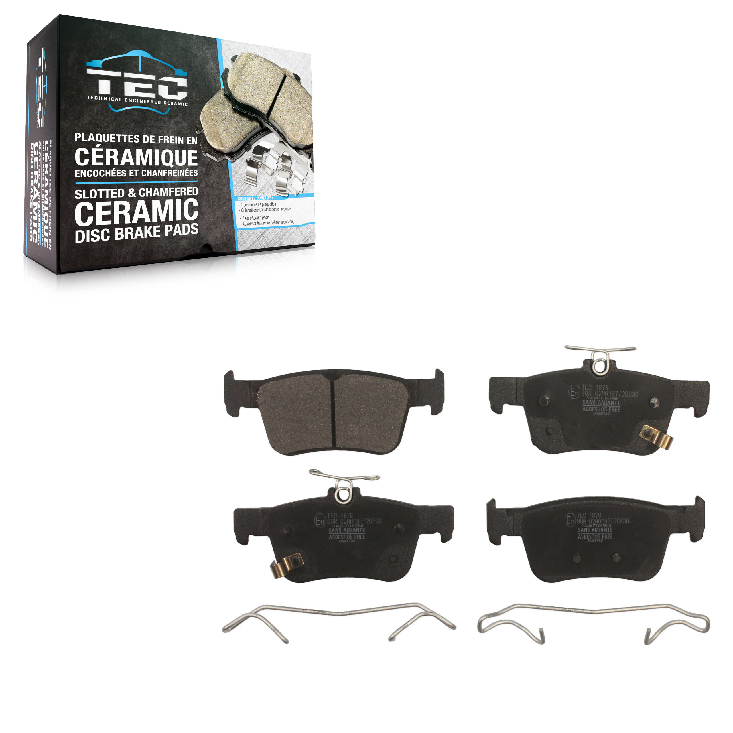 TEC - TEC-1878 - Rear Disc Brake Pad