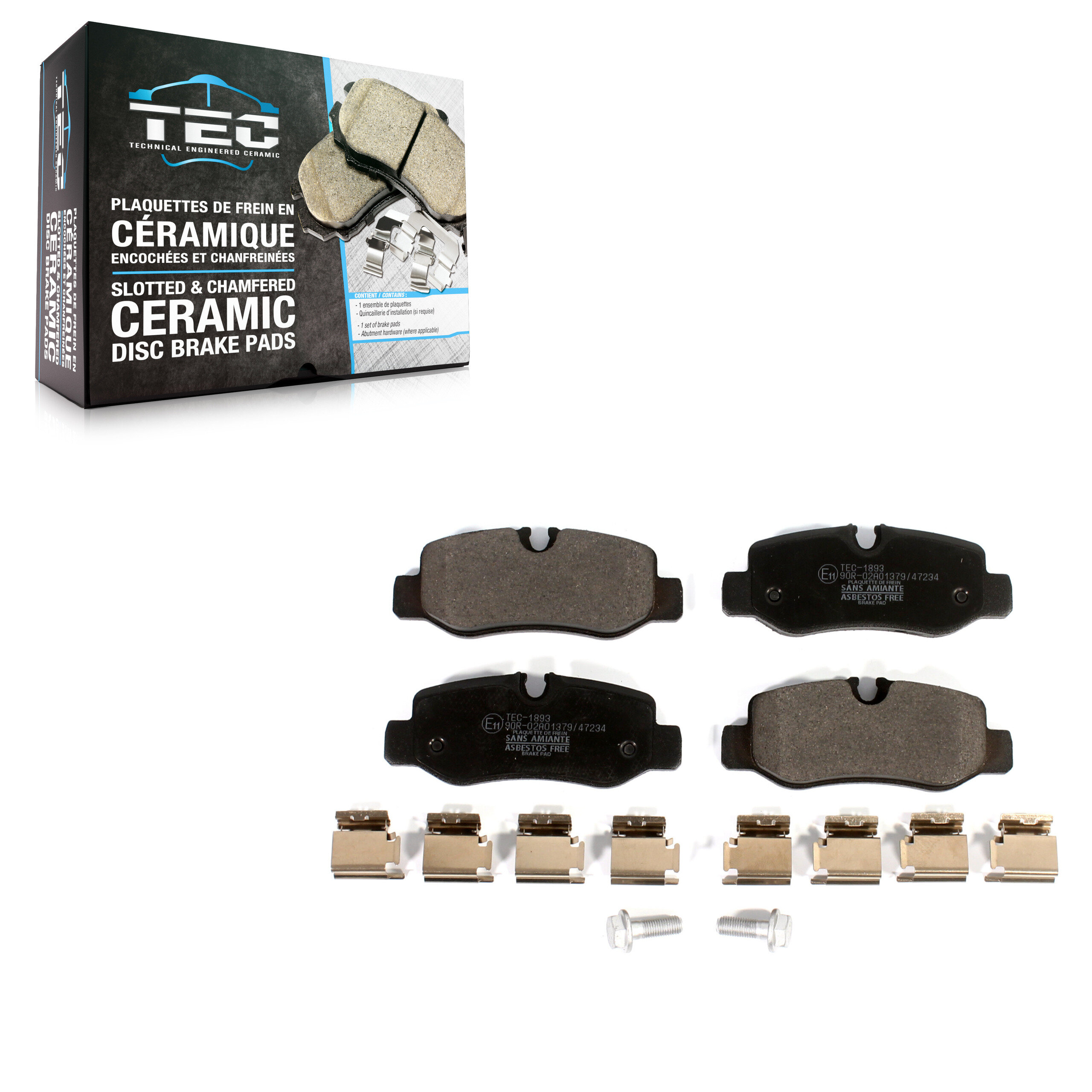 TEC - TEC-1893 - Rear Disc Brake Pad