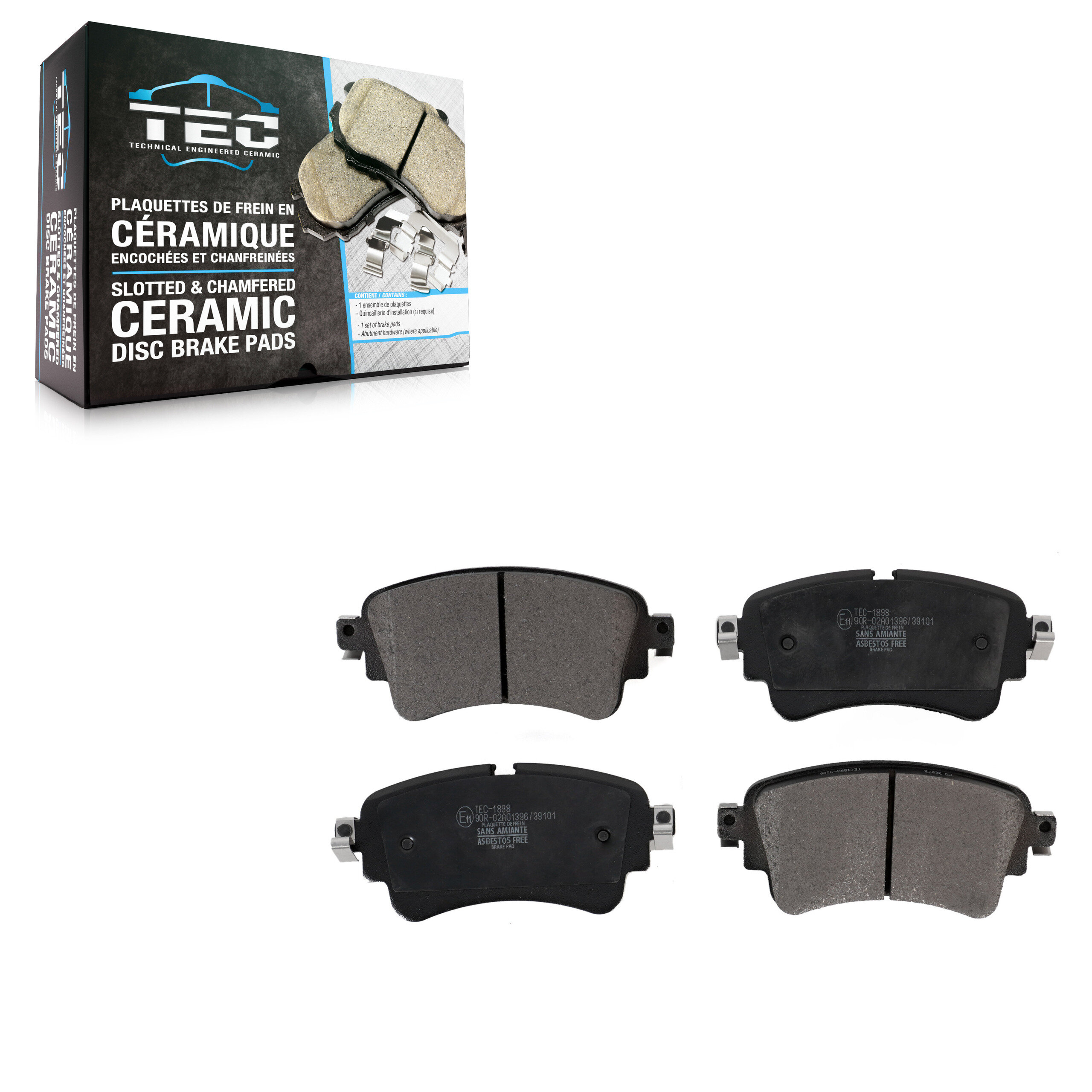 TEC - TEC-1898 - Rear Disc Brake Pad