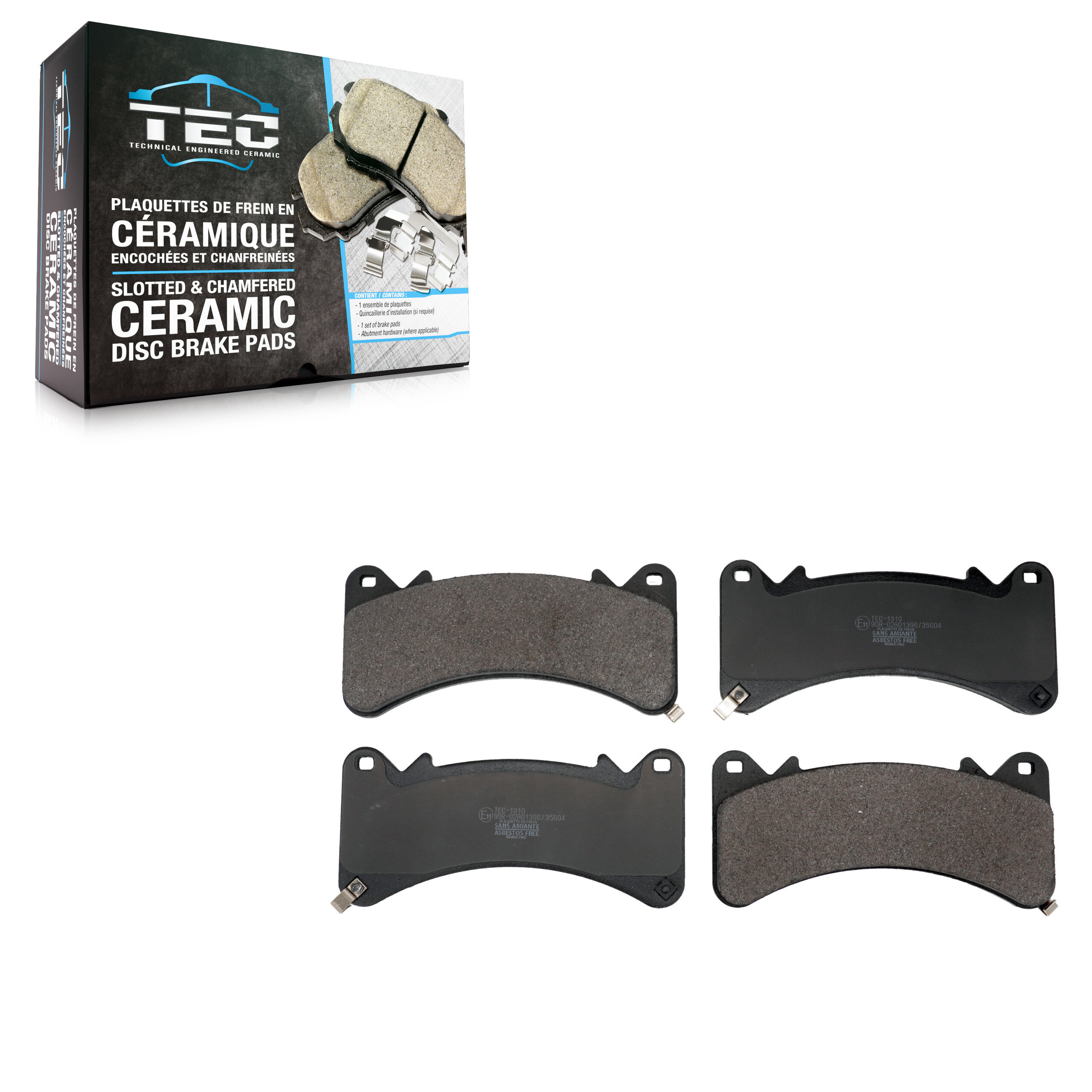 TEC - TEC-1910 - Front Disc Brake Pad