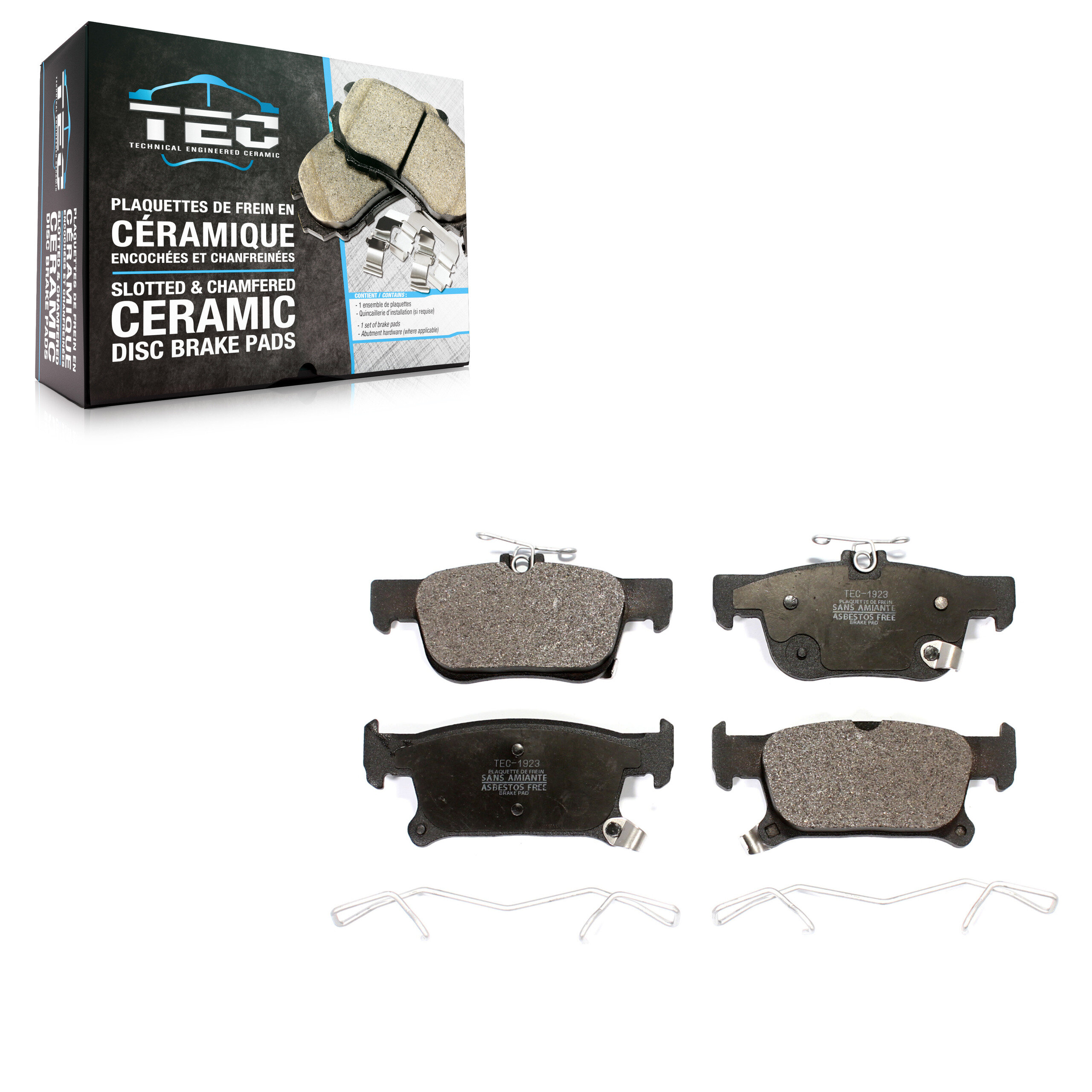 TEC - TEC-1923 - Rear Disc Brake Pad