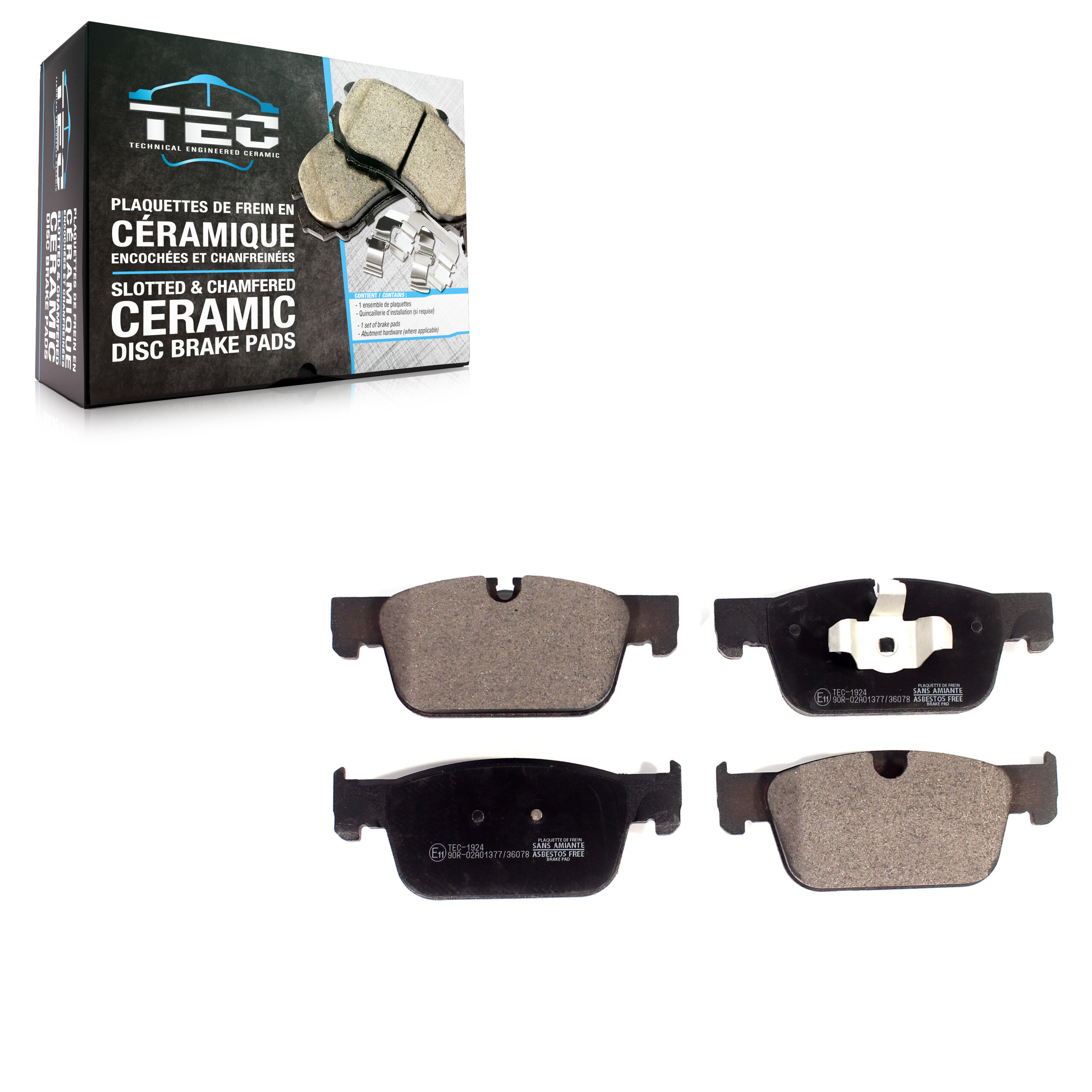 TEC - TEC-1924 - Front Disc Brake Pad