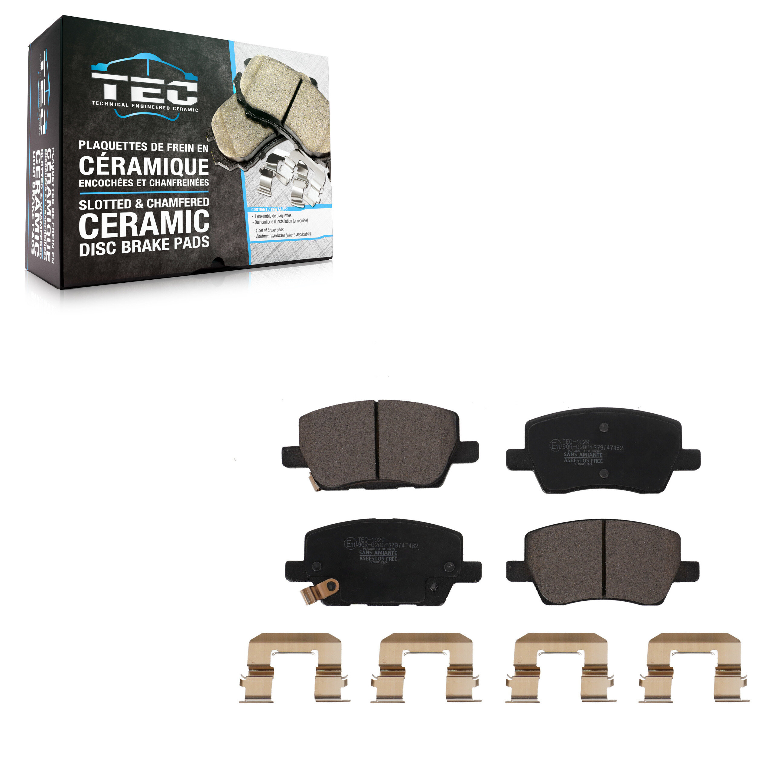 TEC - TEC-1929 - Front Disc Brake Pad