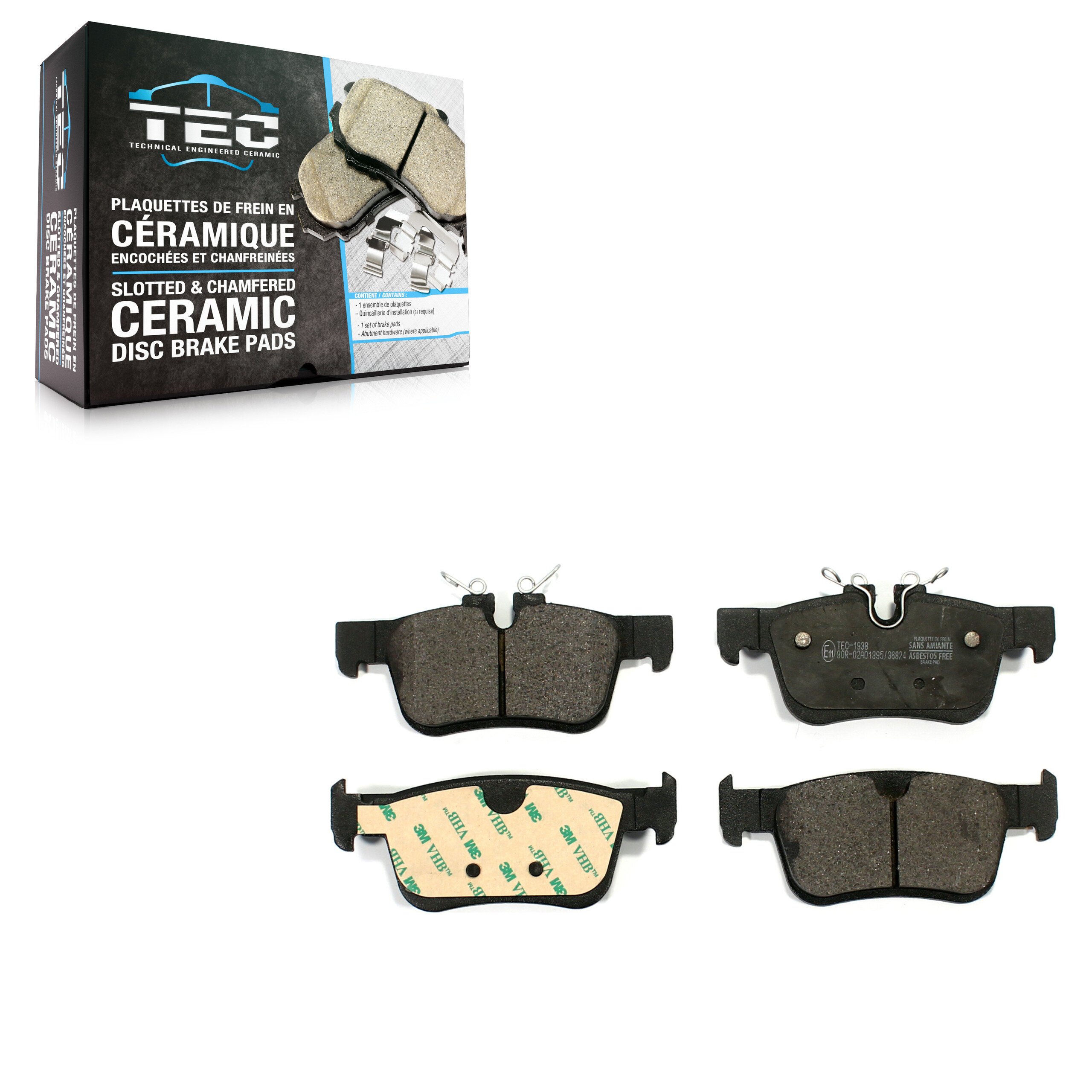 TEC - TEC-1938 - Rear Disc Brake Pad