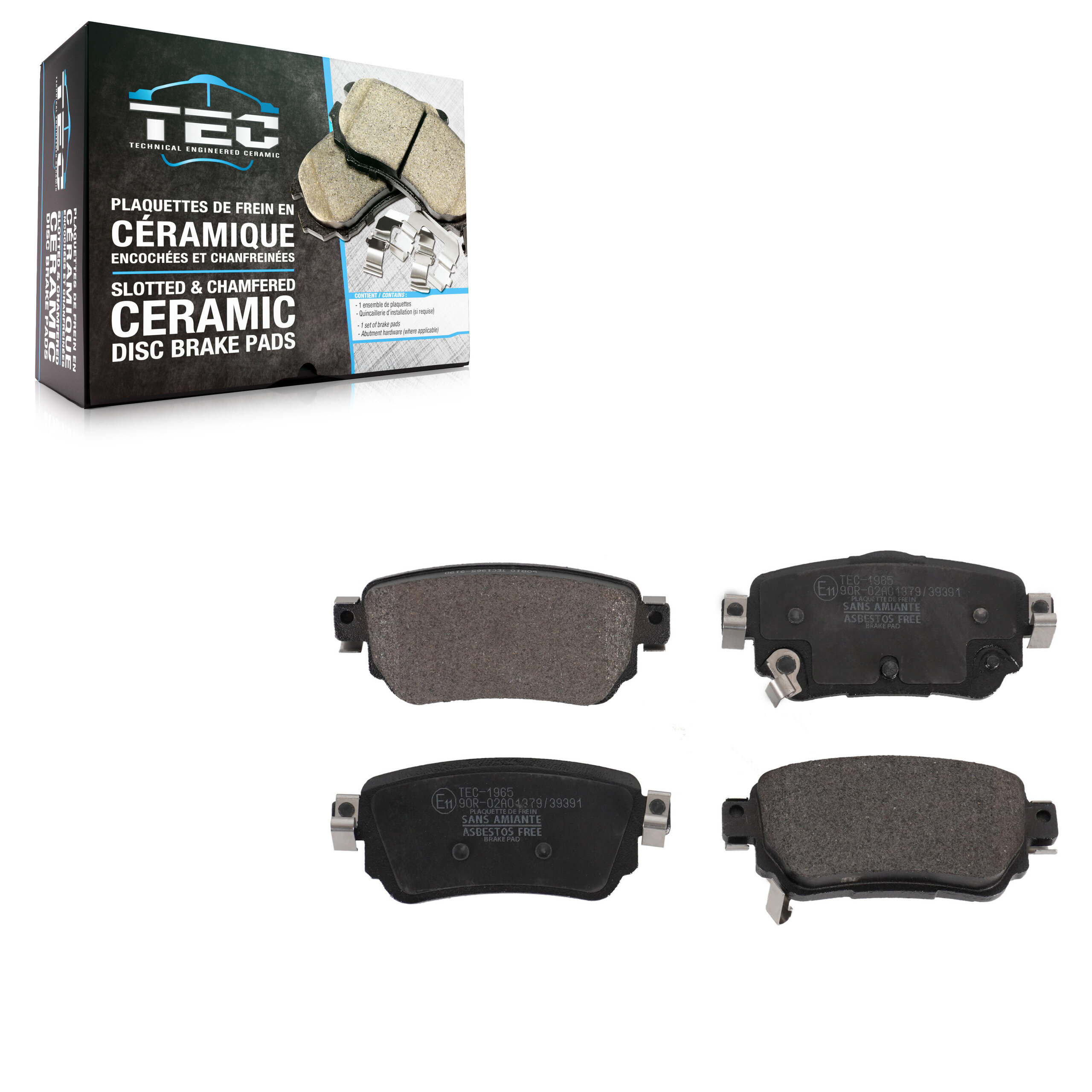 TEC - TEC-1965 - Rear Disc Brake Pad