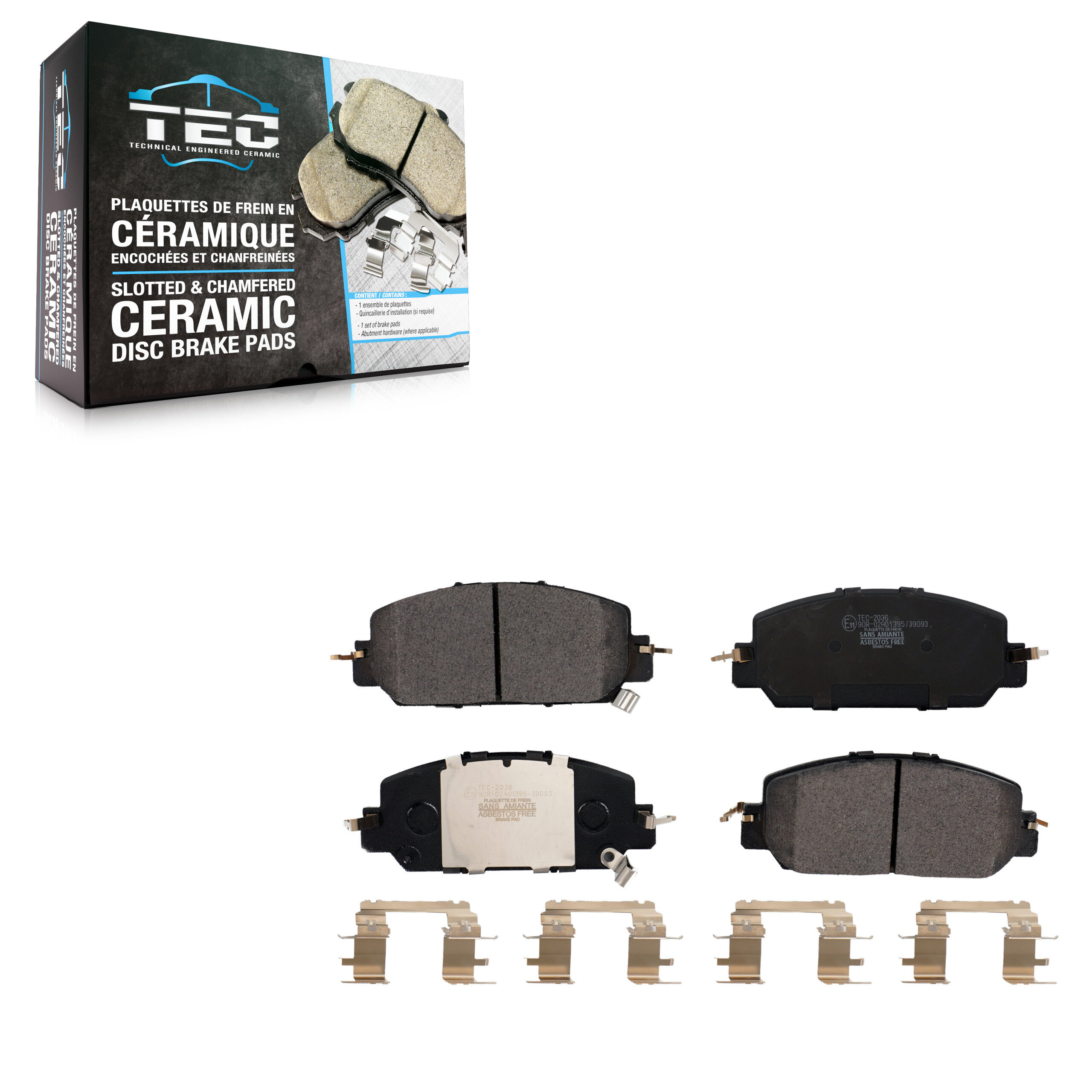 TEC - TEC-2036 - Front Disc Brake Pad