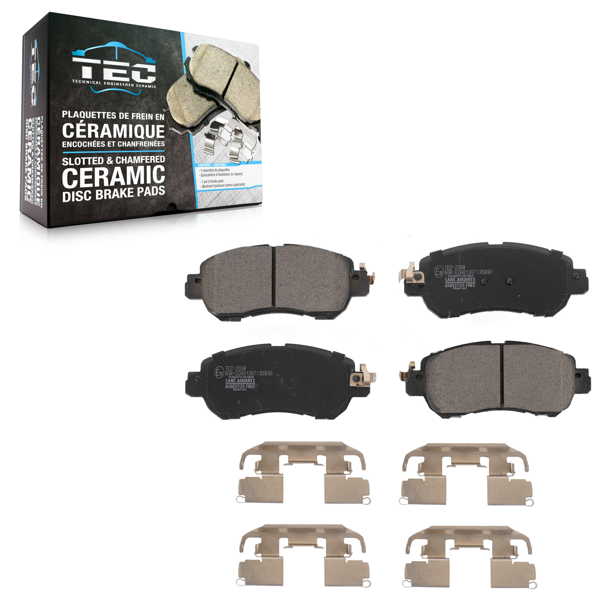TEC - TEC-2038 - Front Disc Brake Pad