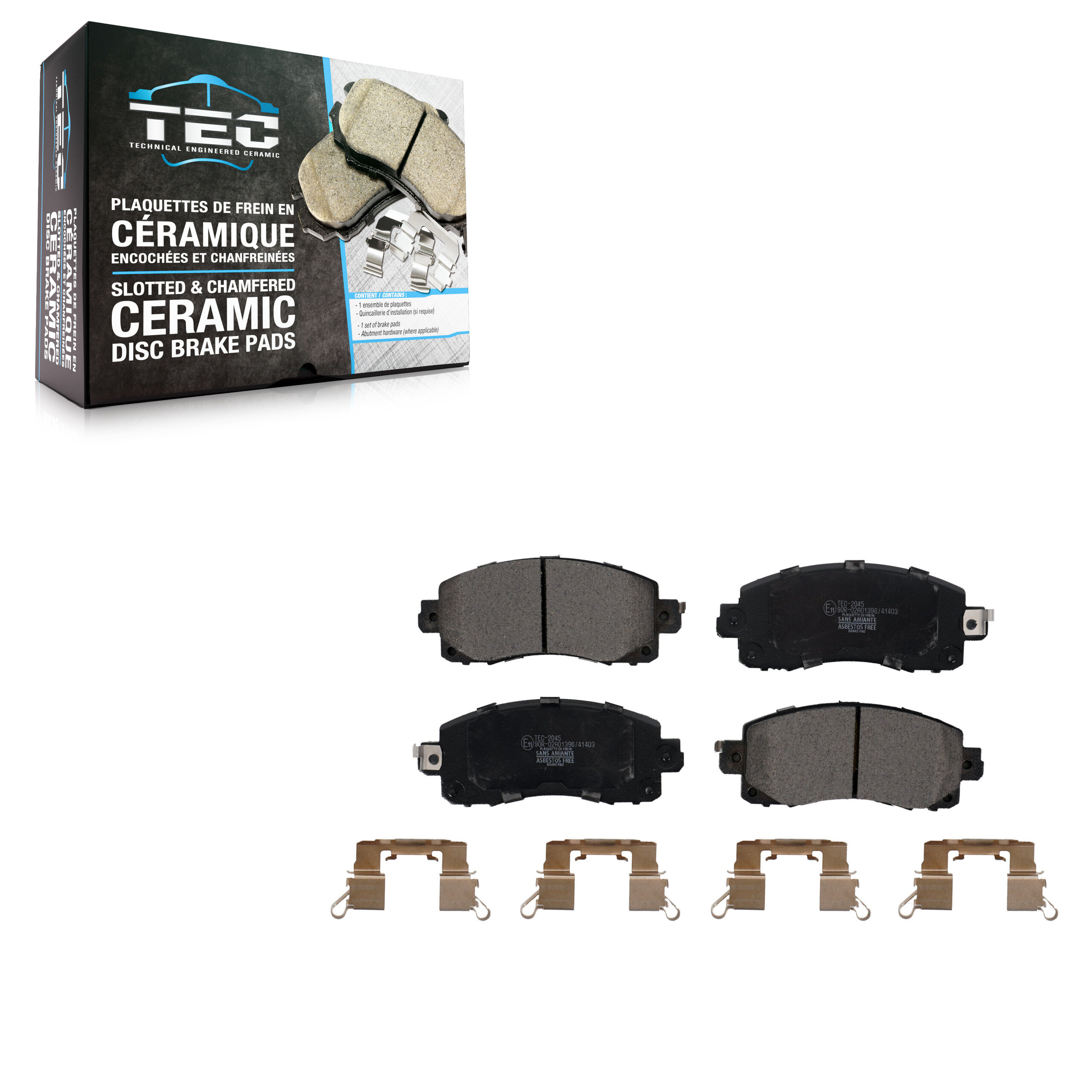 TEC - TEC-2045 - Front Disc Brake Pad