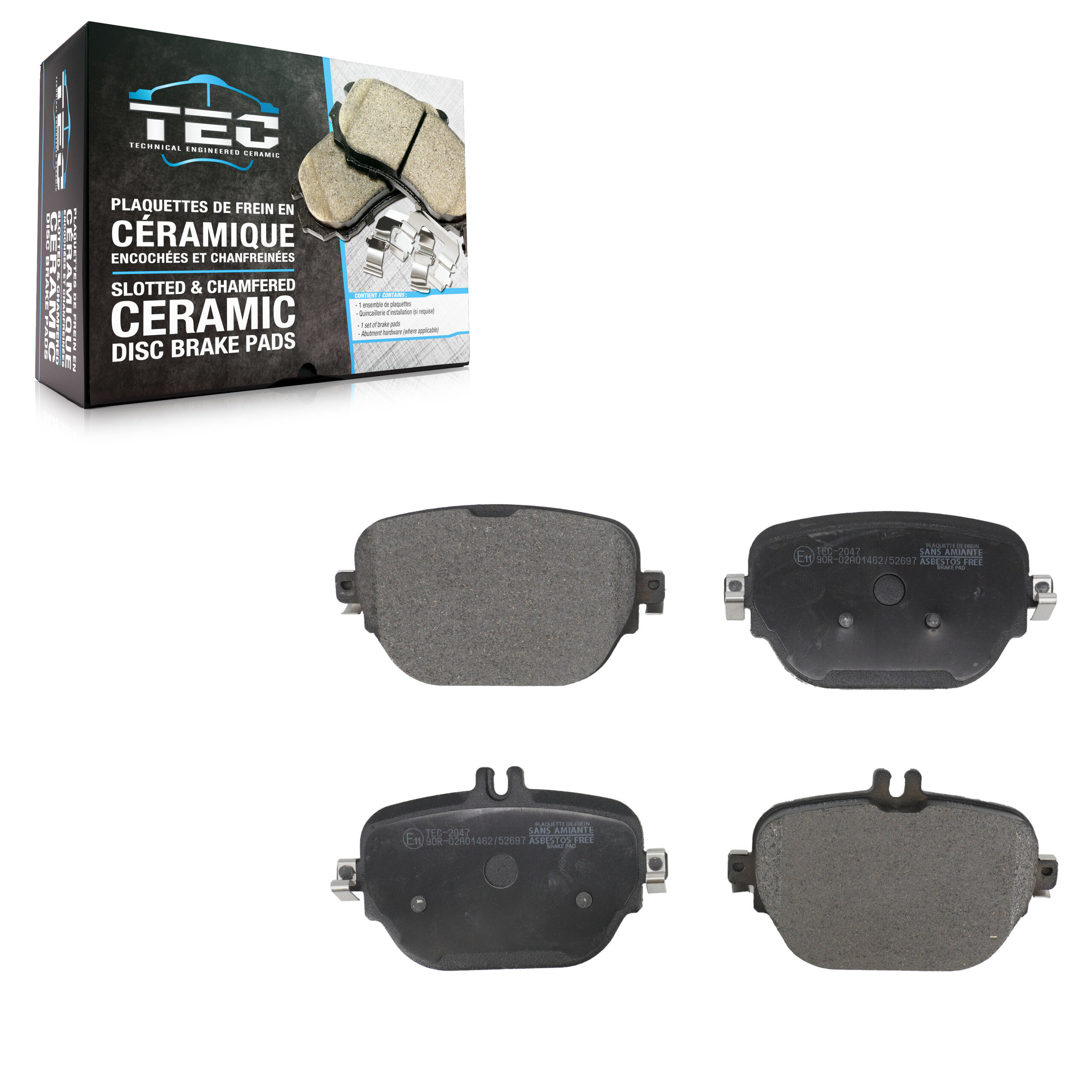 TEC - TEC-2047 - Rear Disc Brake Pad