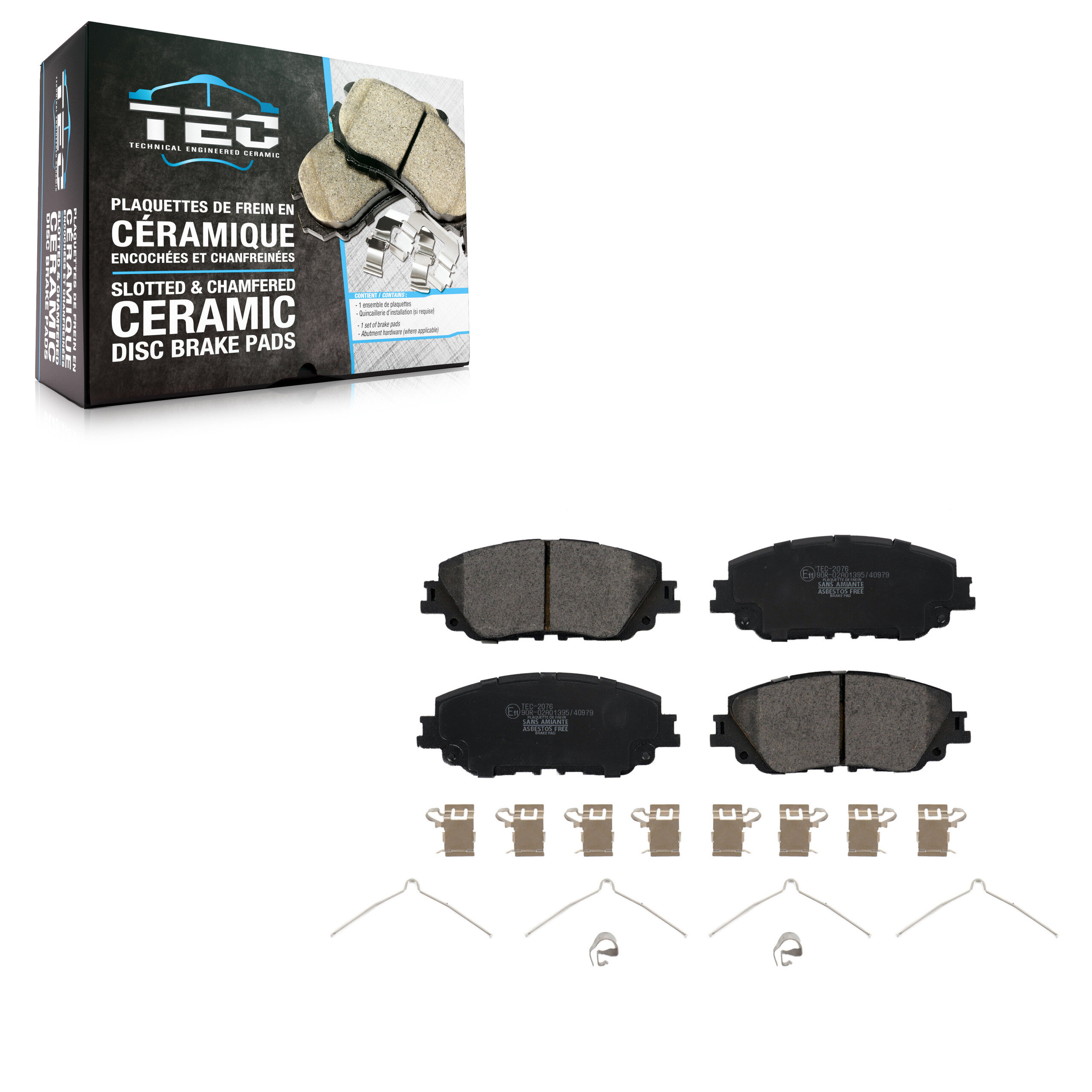 TEC - TEC-2076 - Front Disc Brake Pad