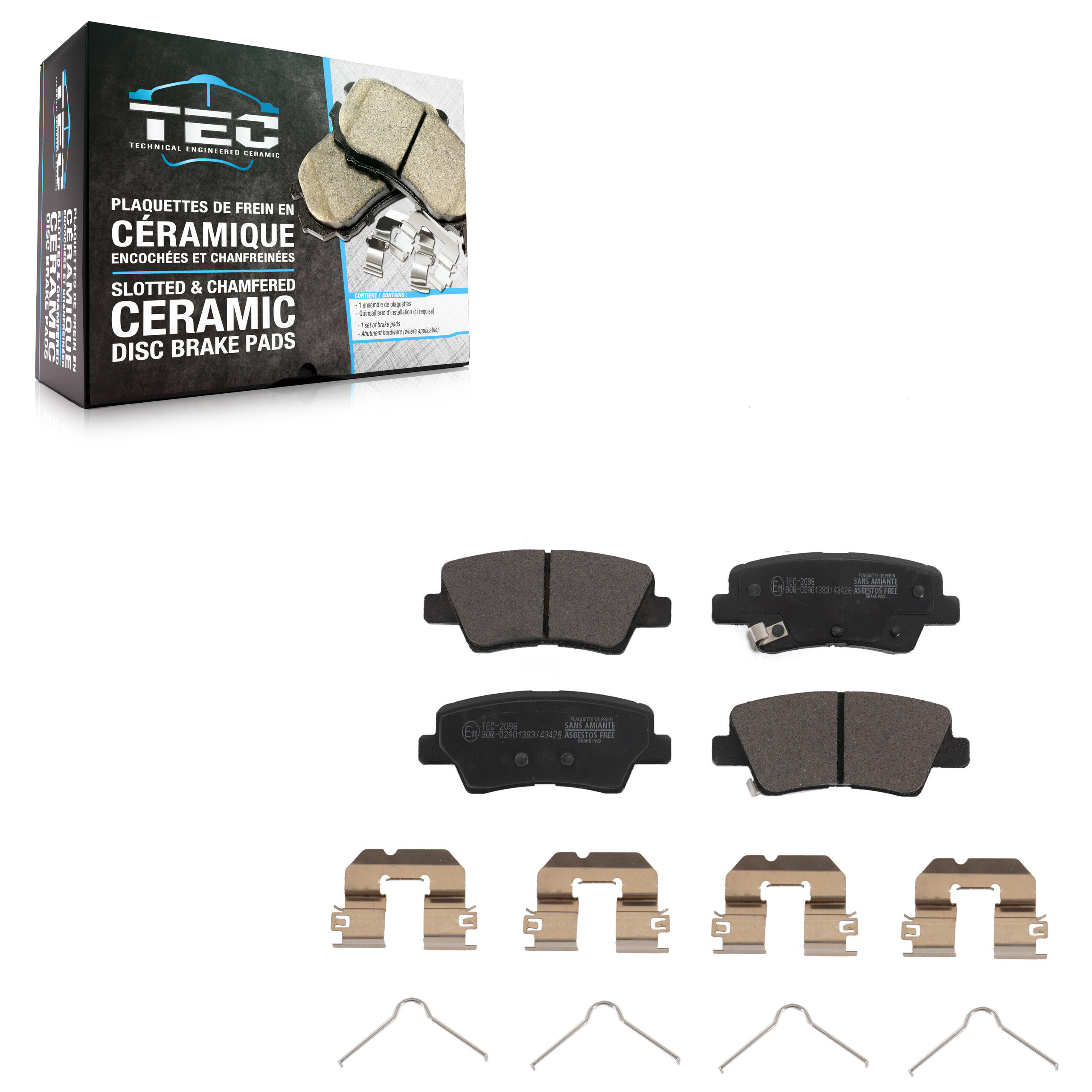 TEC - TEC-2098 - Rear Disc Brake Pad