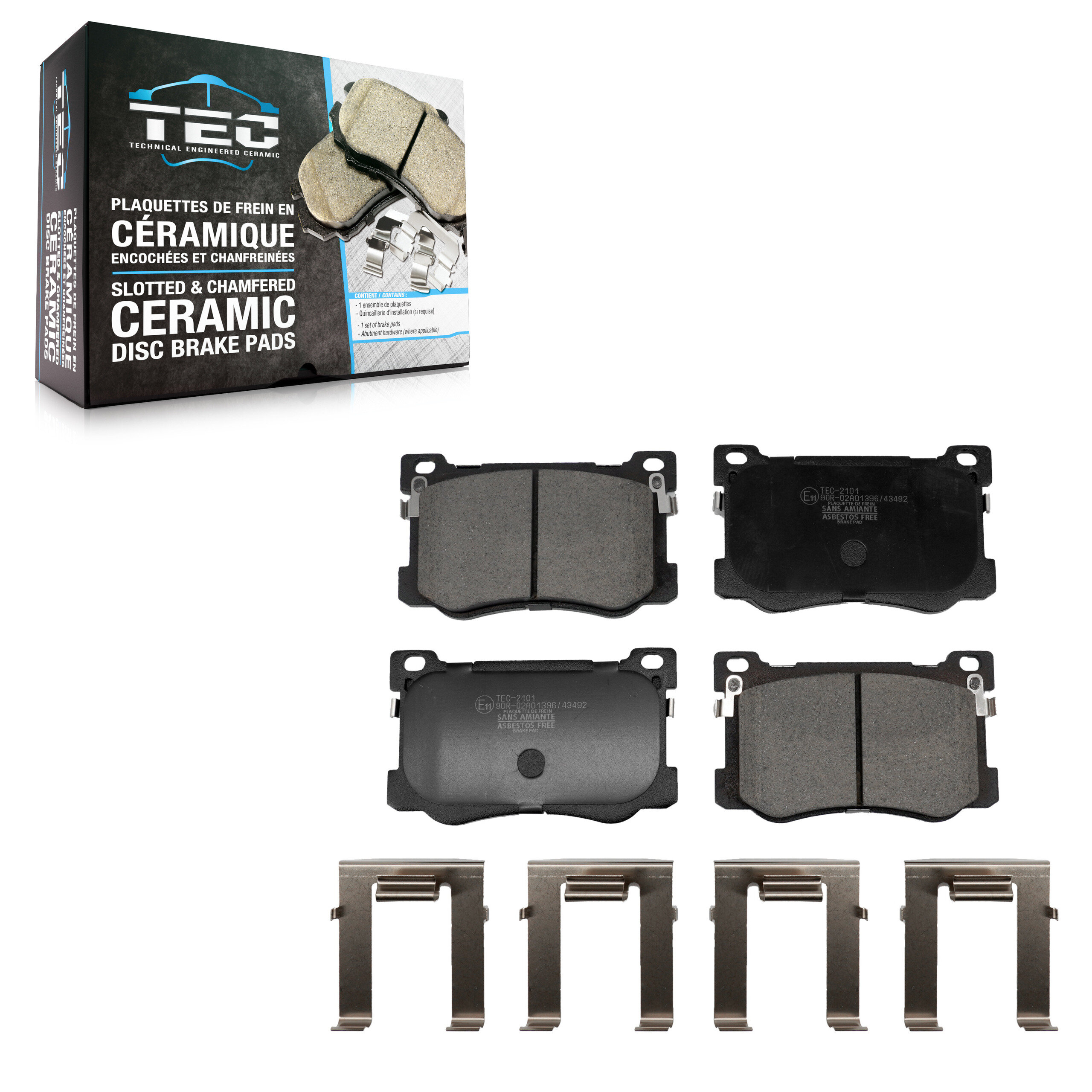 TEC - TEC-2101 - Front Disc Brake Pad