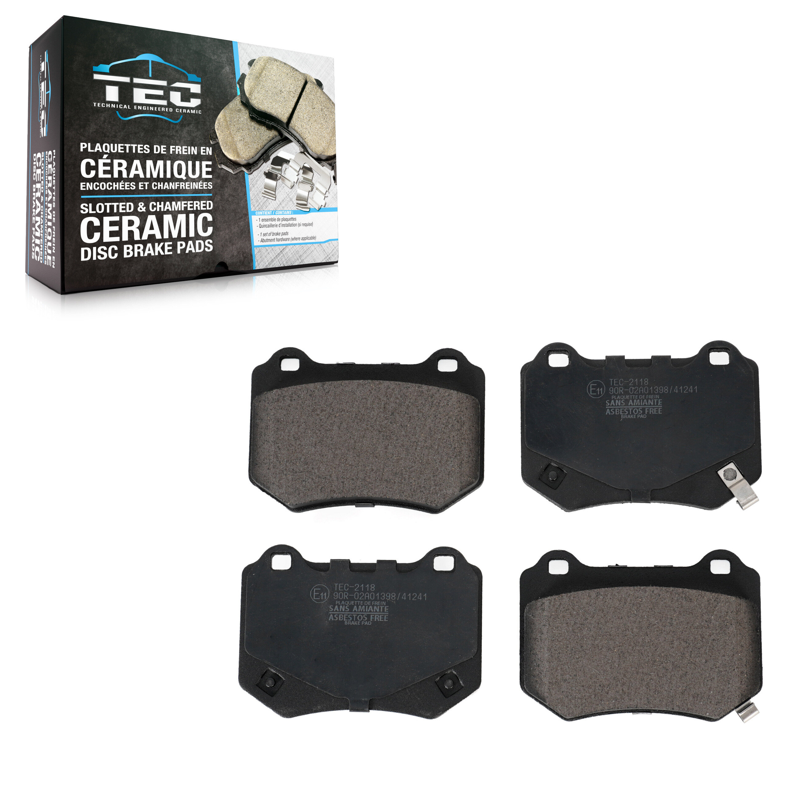 TEC - TEC-2118 - Rear Disc Brake Pad