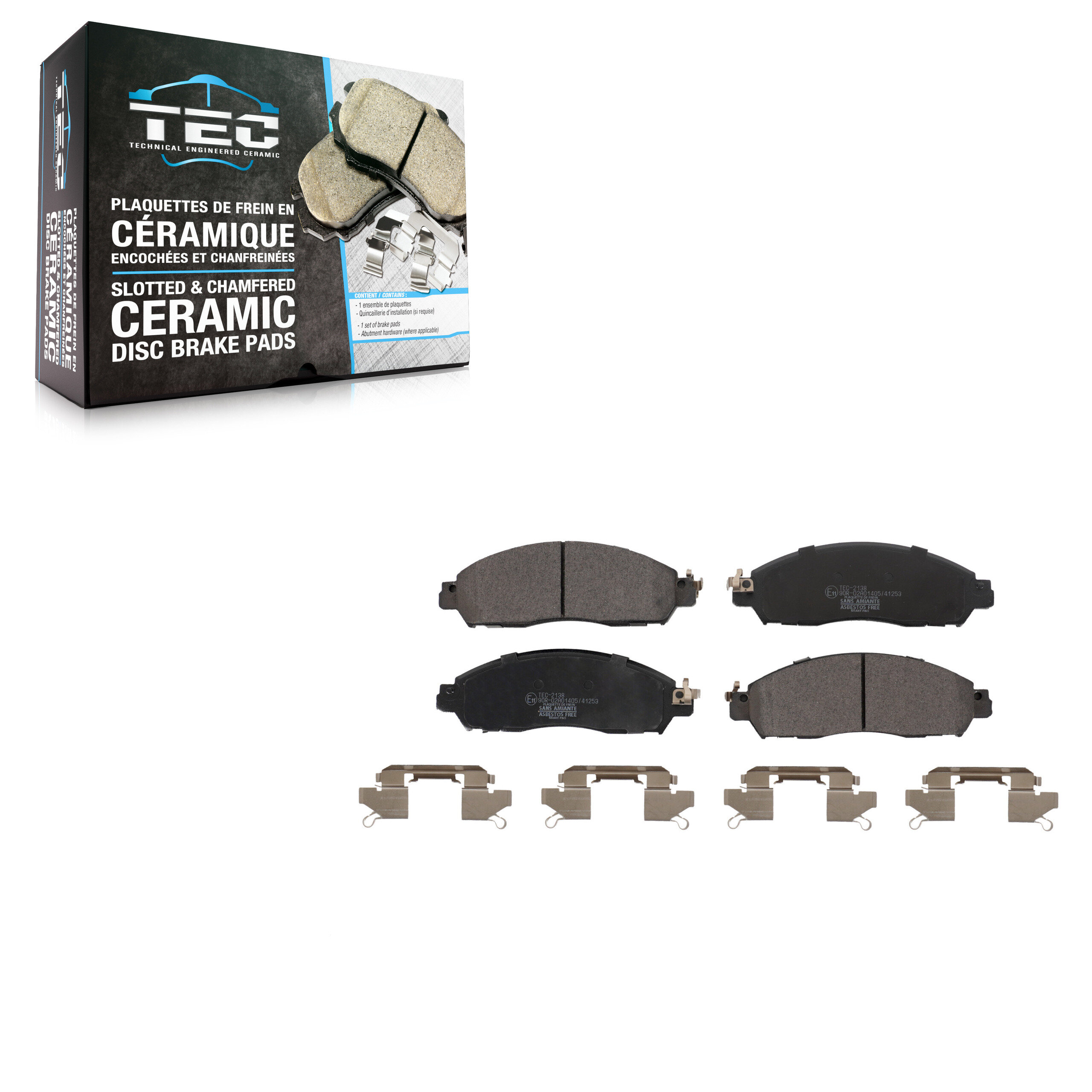 TEC - TEC-2138 - Front Disc Brake Pad
