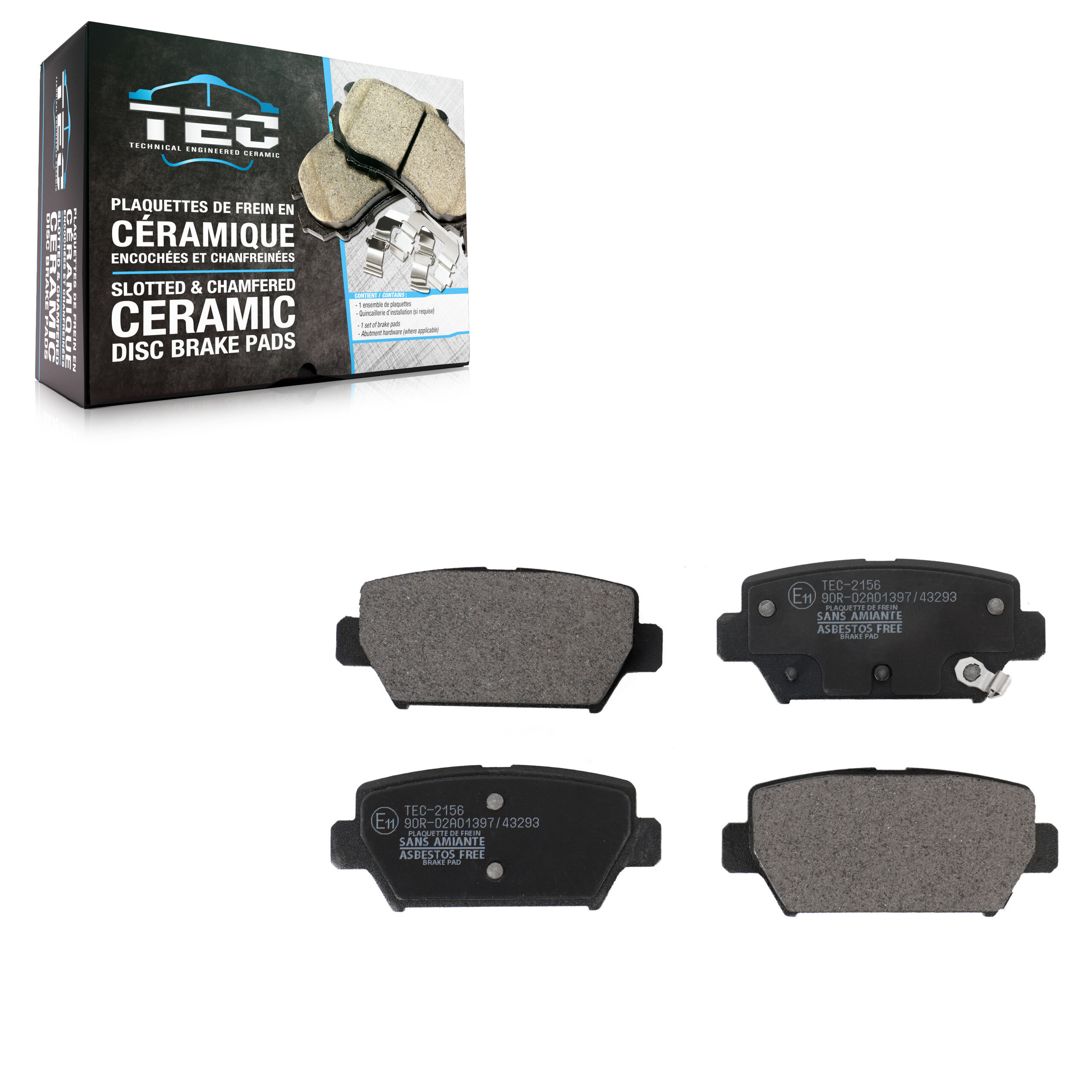 TEC - TEC-2156 - Rear Disc Brake Pad