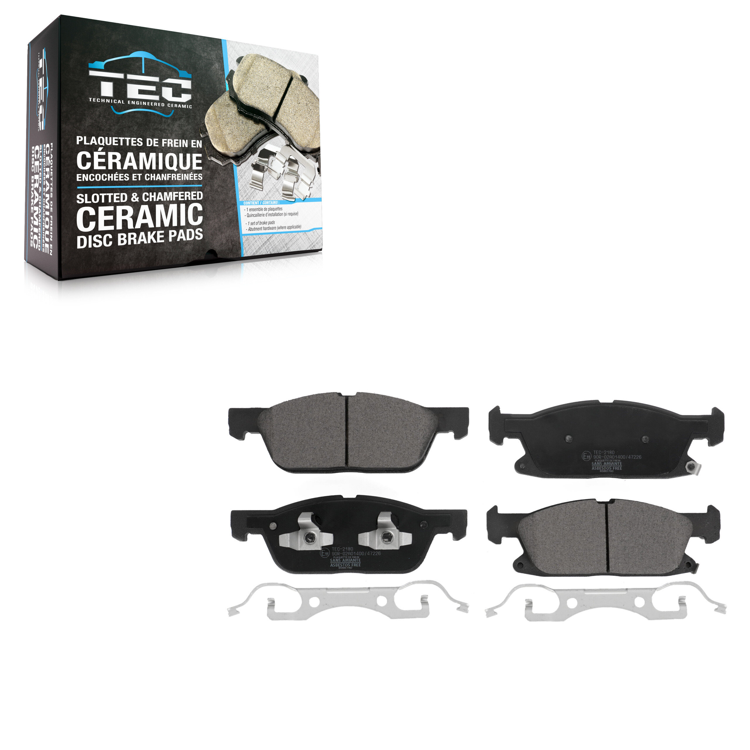 TEC - TEC-2180 - Front Disc Brake Pad