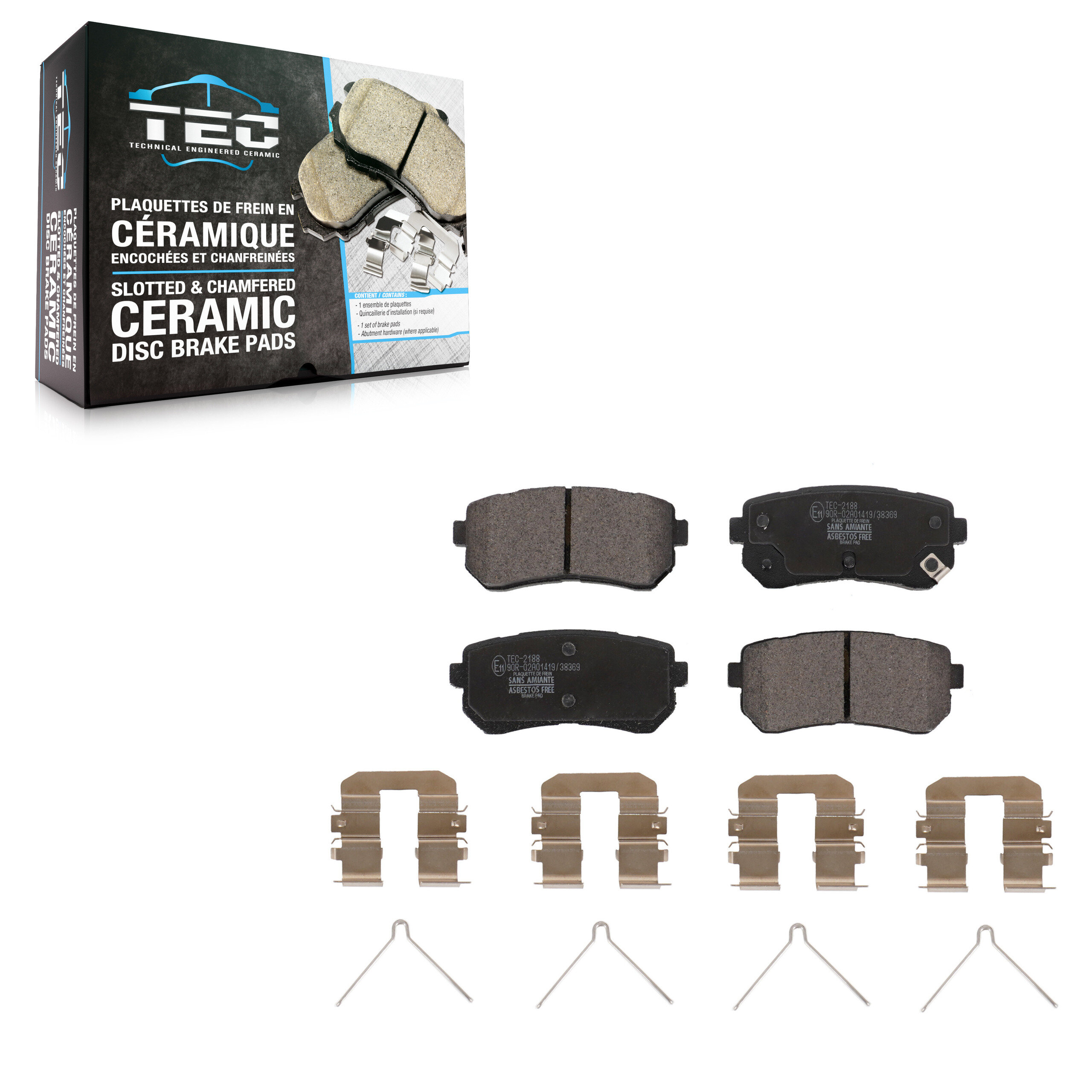 TEC - TEC-2188 - Rear Disc Brake Pad