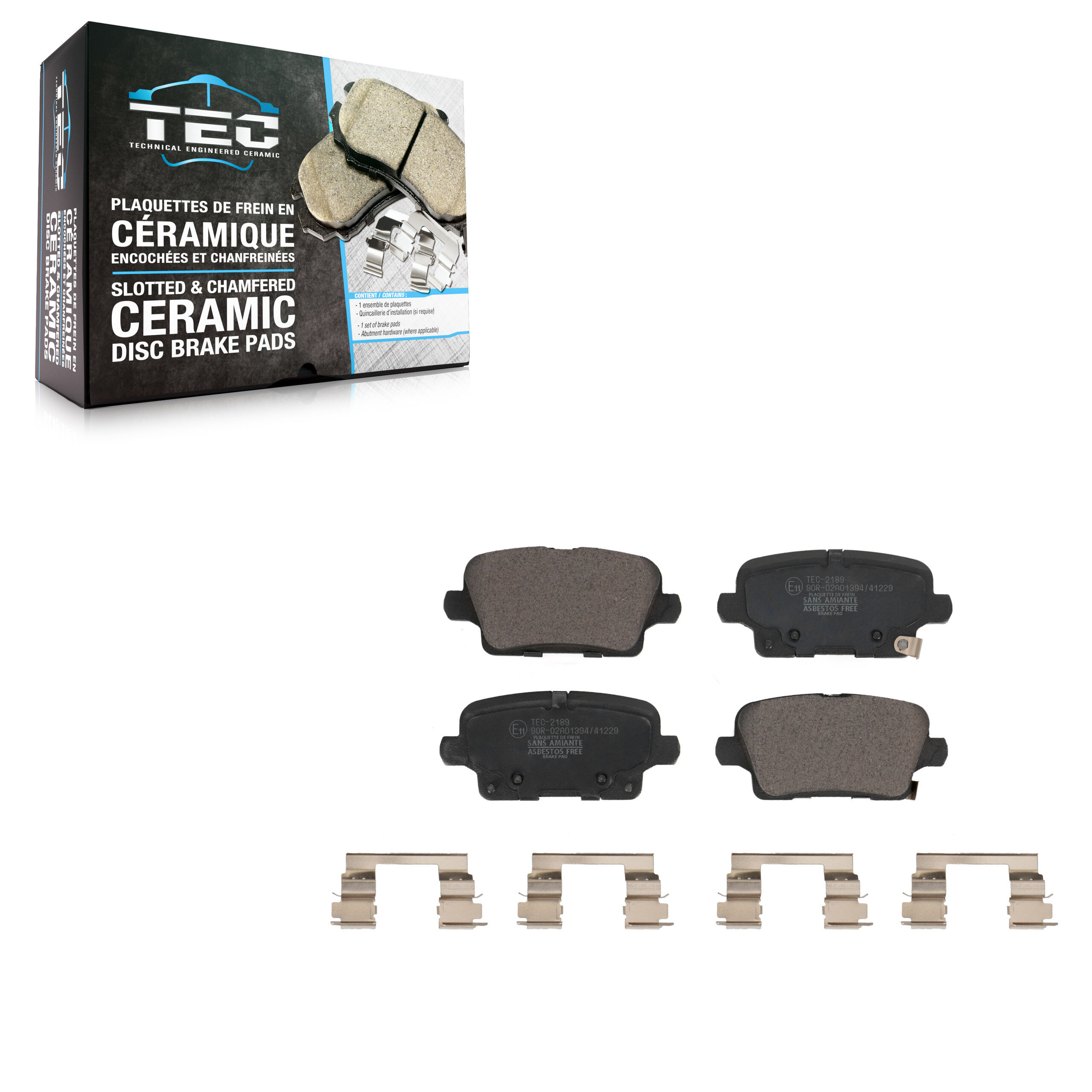 TEC - TEC-2189 - Rear Disc Brake Pad