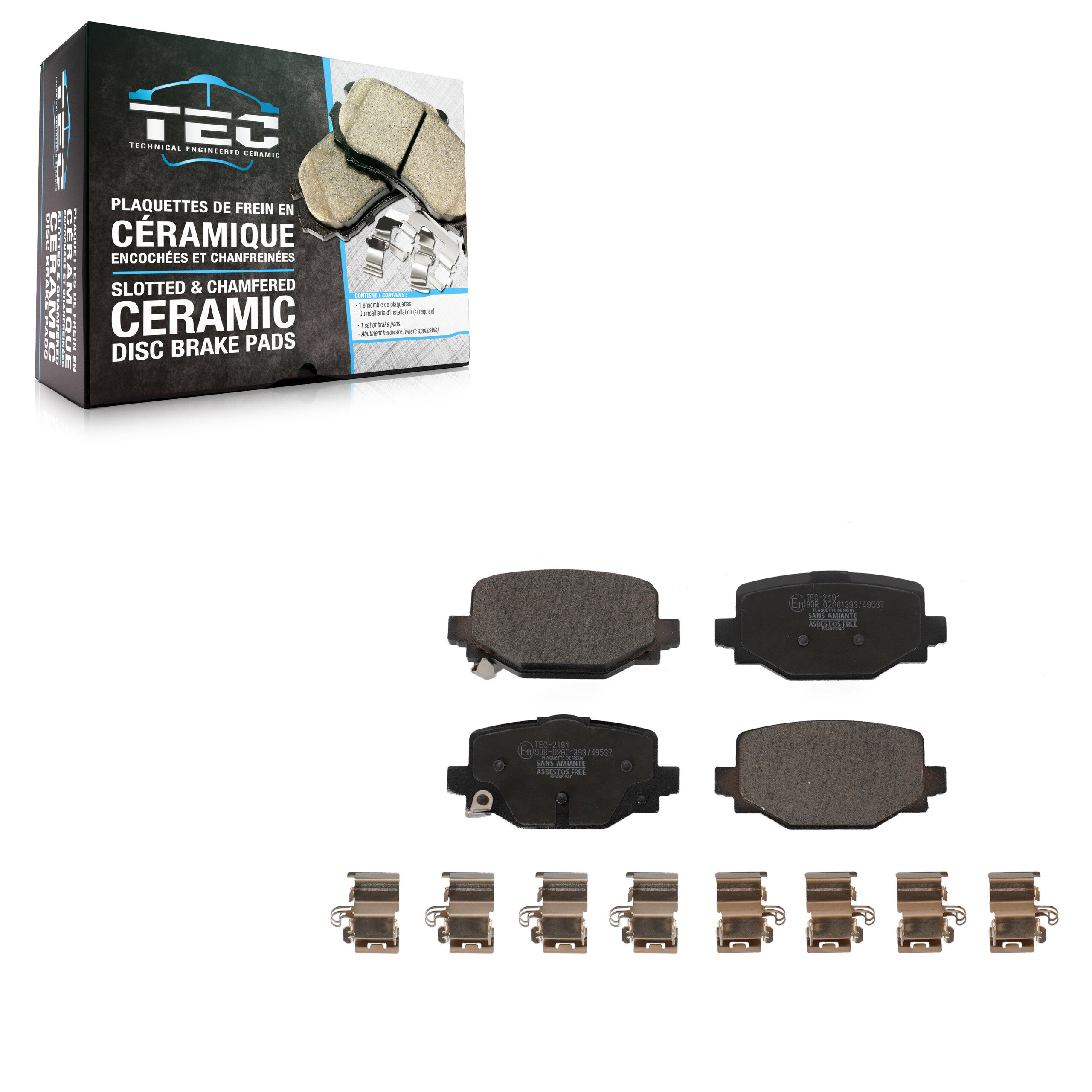 TEC - TEC-2191 - Rear Disc Brake Pad