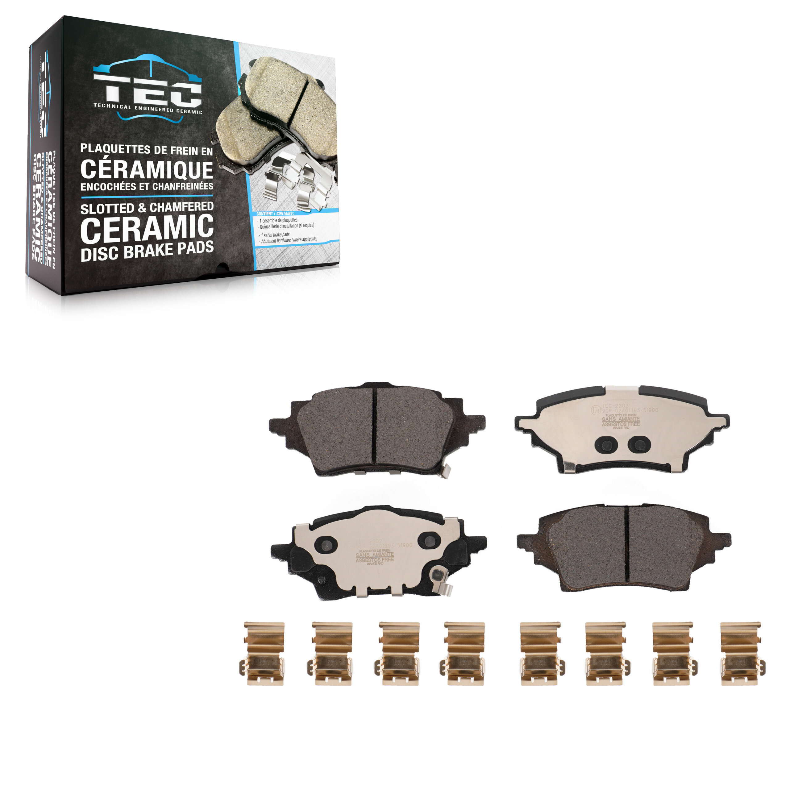 TEC - TEC-2202 - Rear Disc Brake Pad