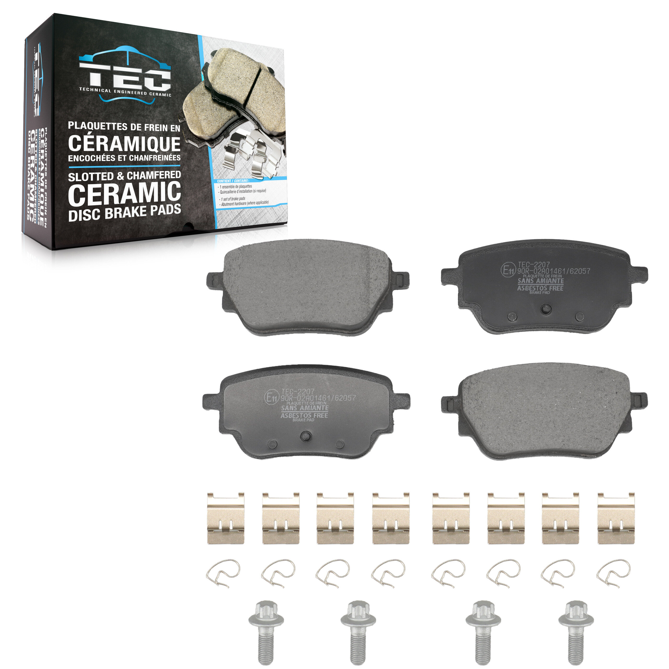 TEC - TEC-2207 - Rear Disc Brake Pad