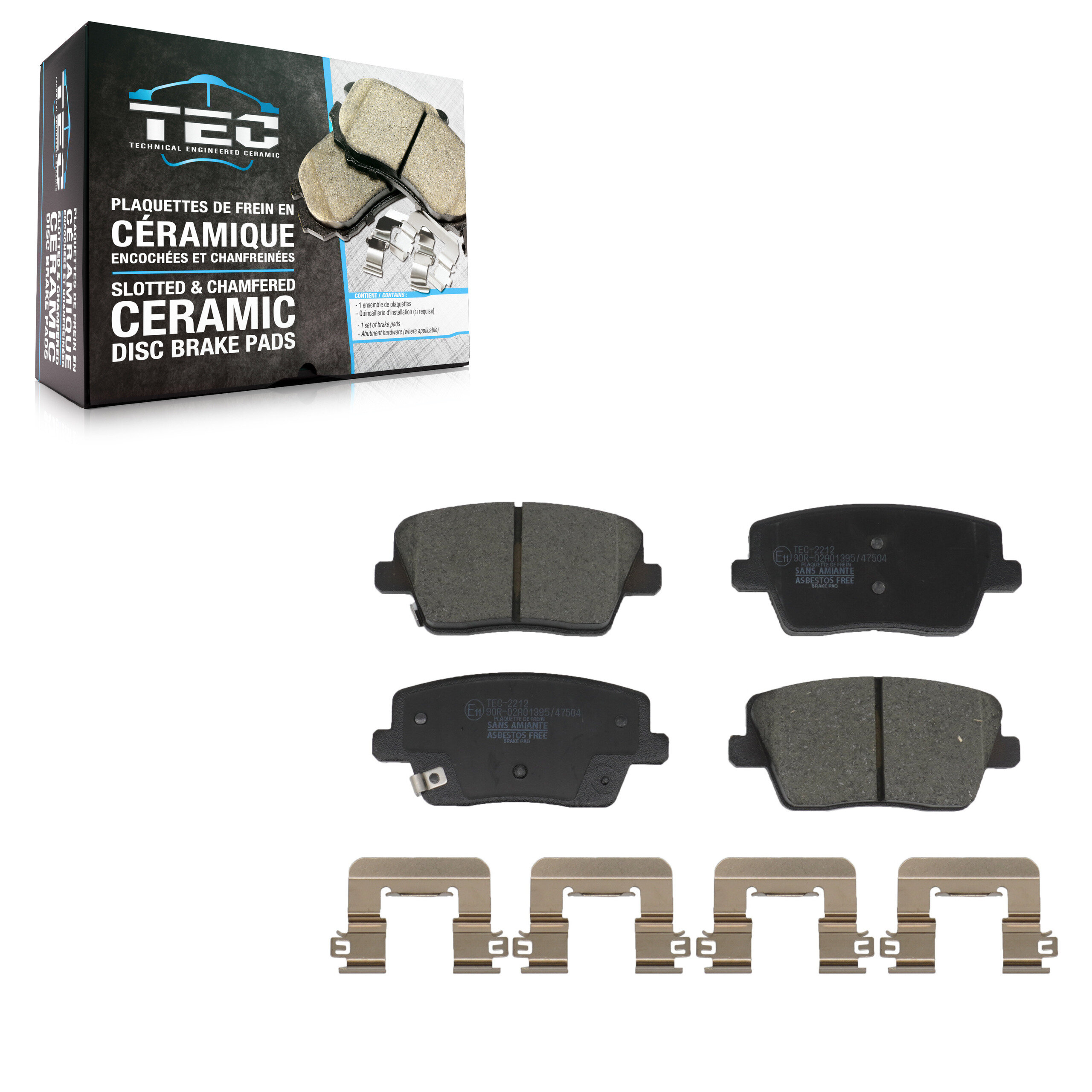TEC - TEC-2212 - Rear Disc Brake Pad
