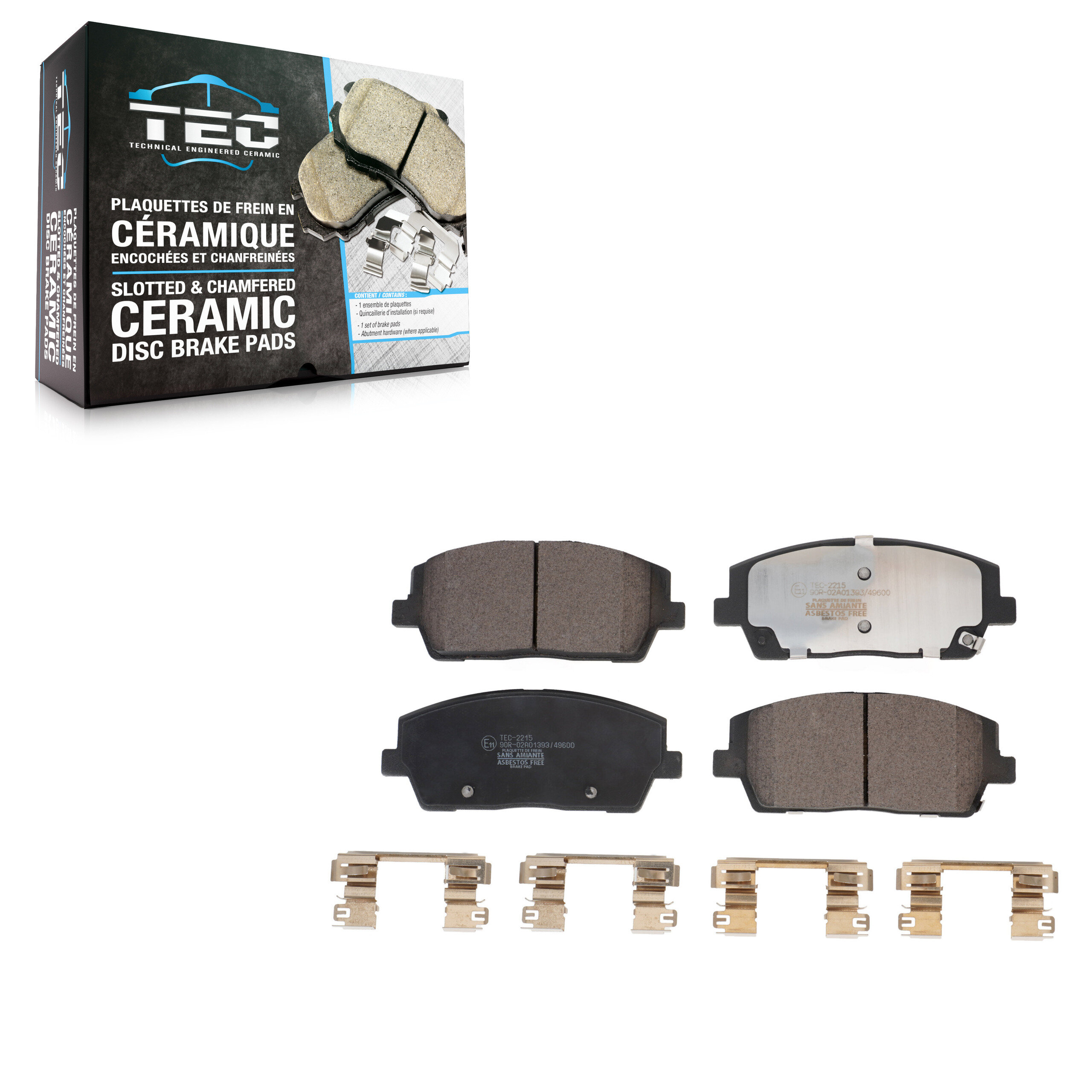 TEC - TEC-2215 - Front Disc Brake Pad
