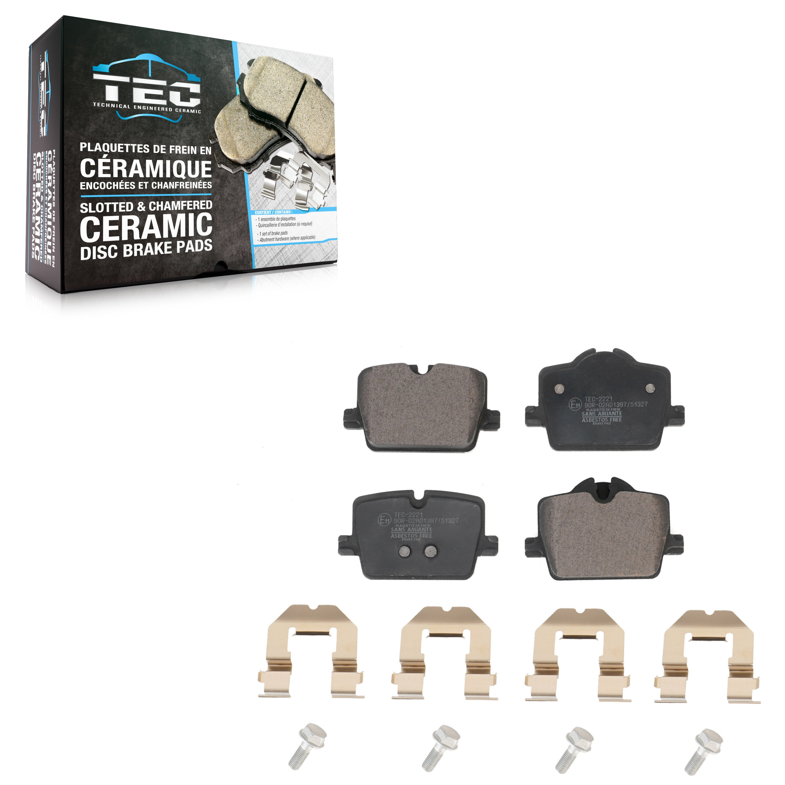 TEC - TEC-2221 - Rear Disc Brake Pad