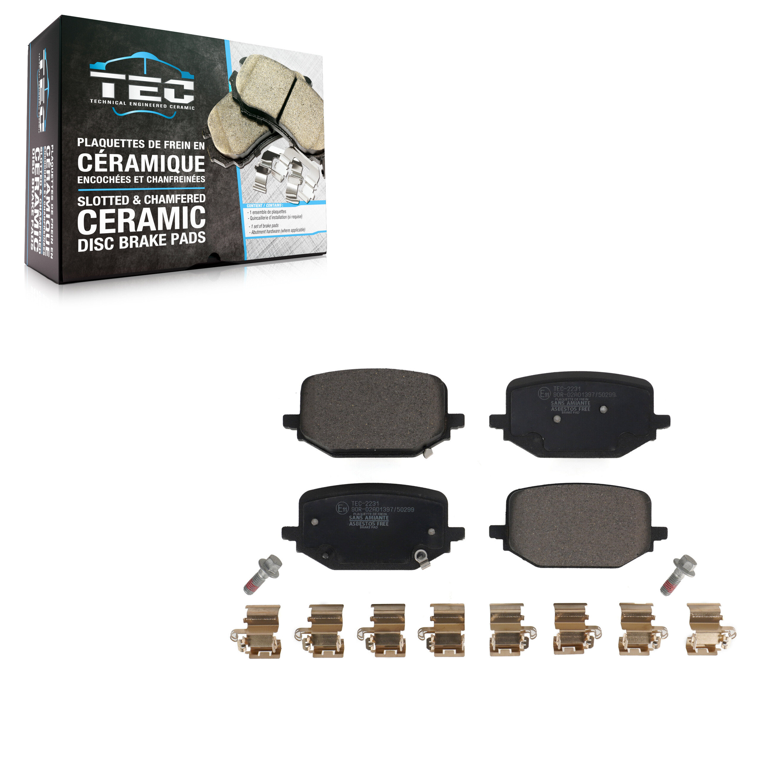 TEC - TEC-2231 - Rear Disc Brake Pad