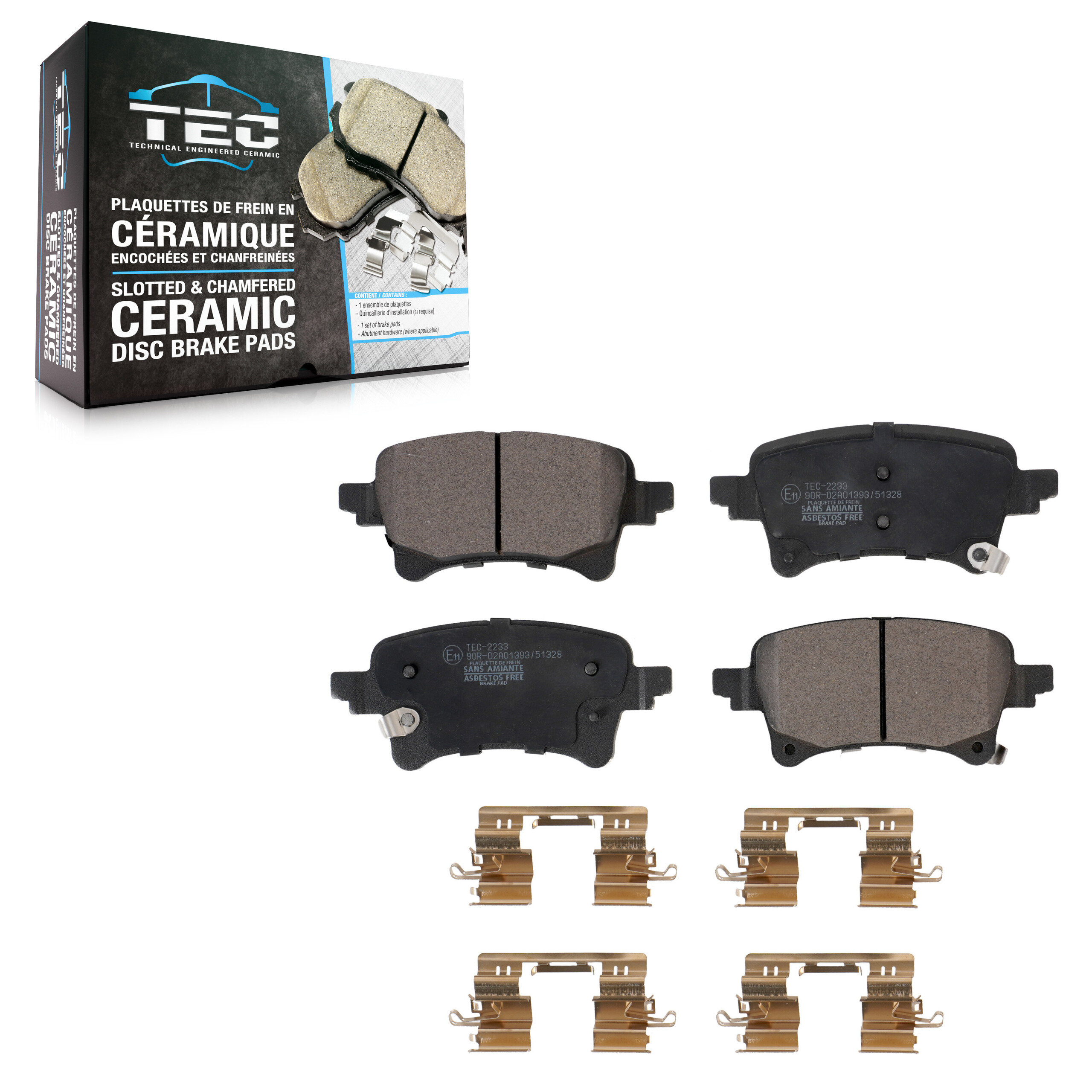 TEC - TEC-2233 - Rear Disc Brake Pad