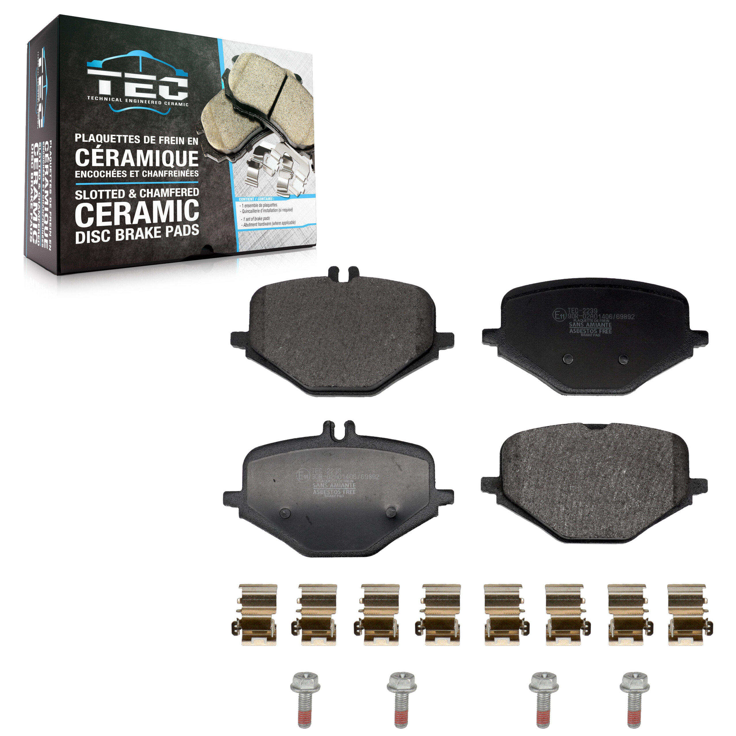 TEC - TEC-2239 - Rear Disc Brake Pad